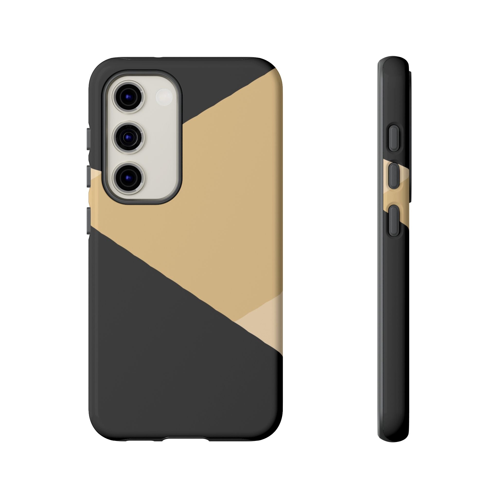 Geometric Beige Triangle Phone Case | Tough Protective Case