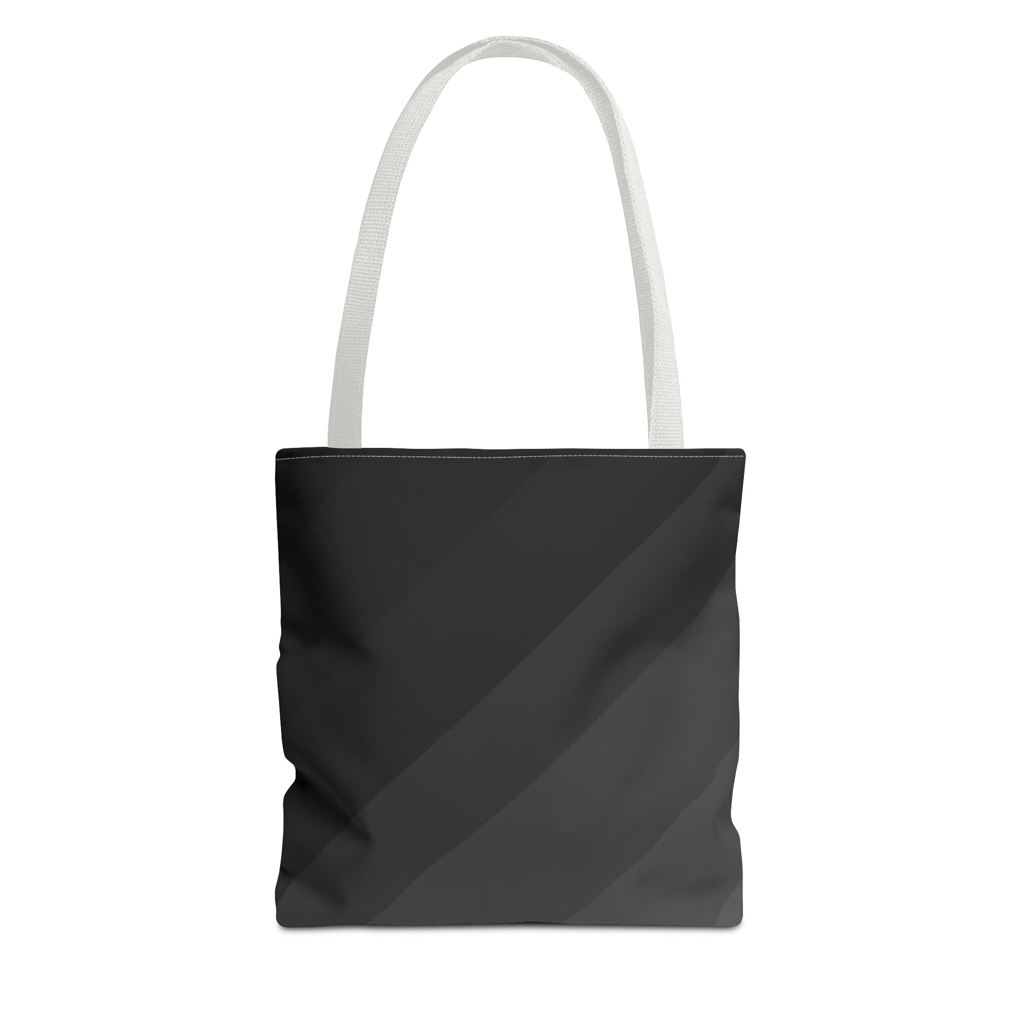 Diagonal Gray Stripes Tote Bag | All-Over Print