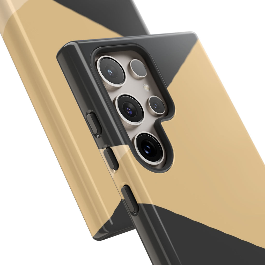 Geometric Beige Triangle Phone Case | Tough Protective Case
