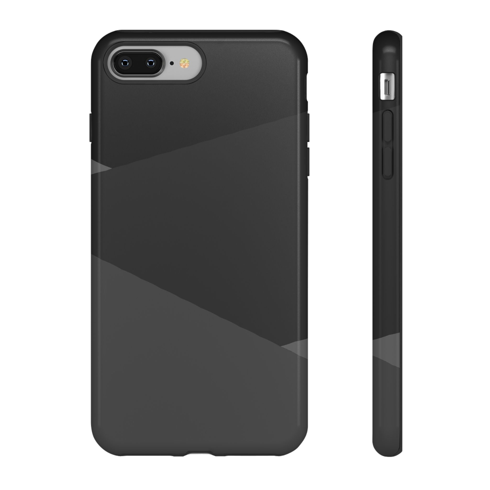 Geometric Black Diagonal Pattern Phone Case