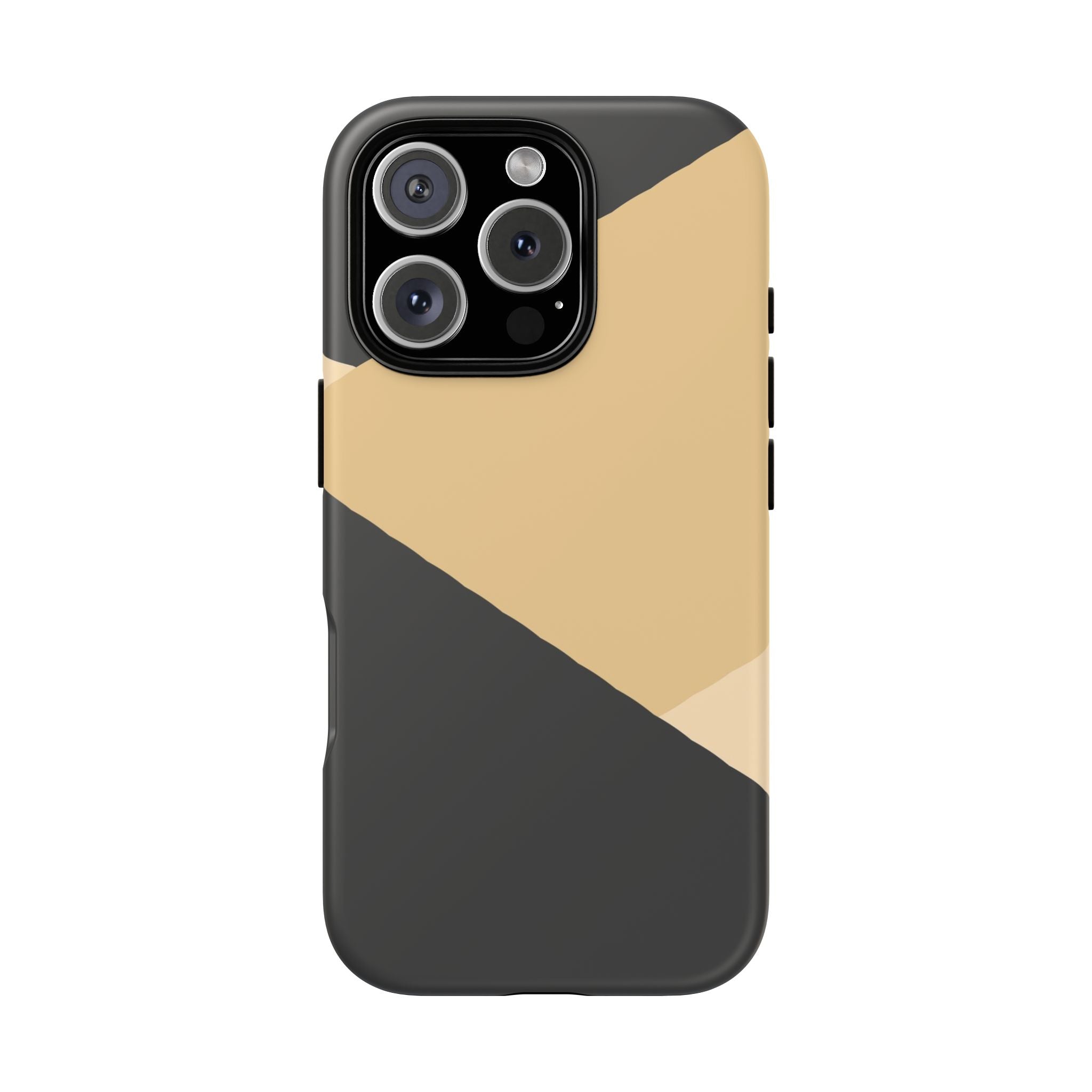 Geometric Beige Triangle Phone Case | Tough Protective Case
