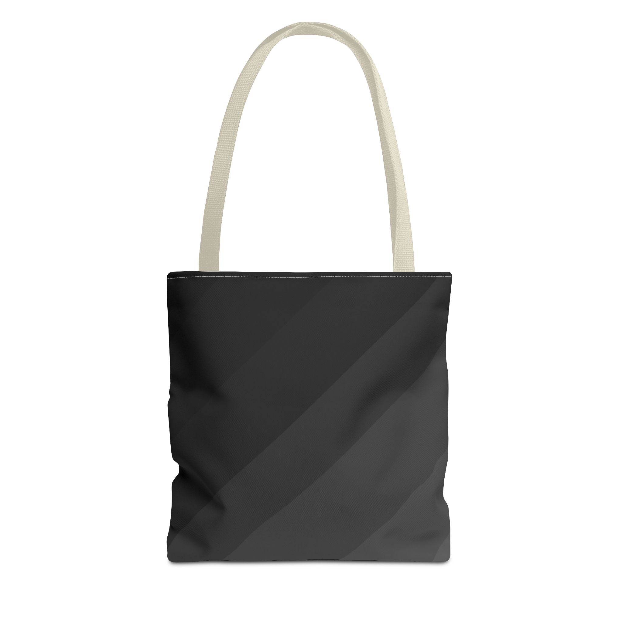 Diagonal Gray Stripes Tote Bag | All-Over Print