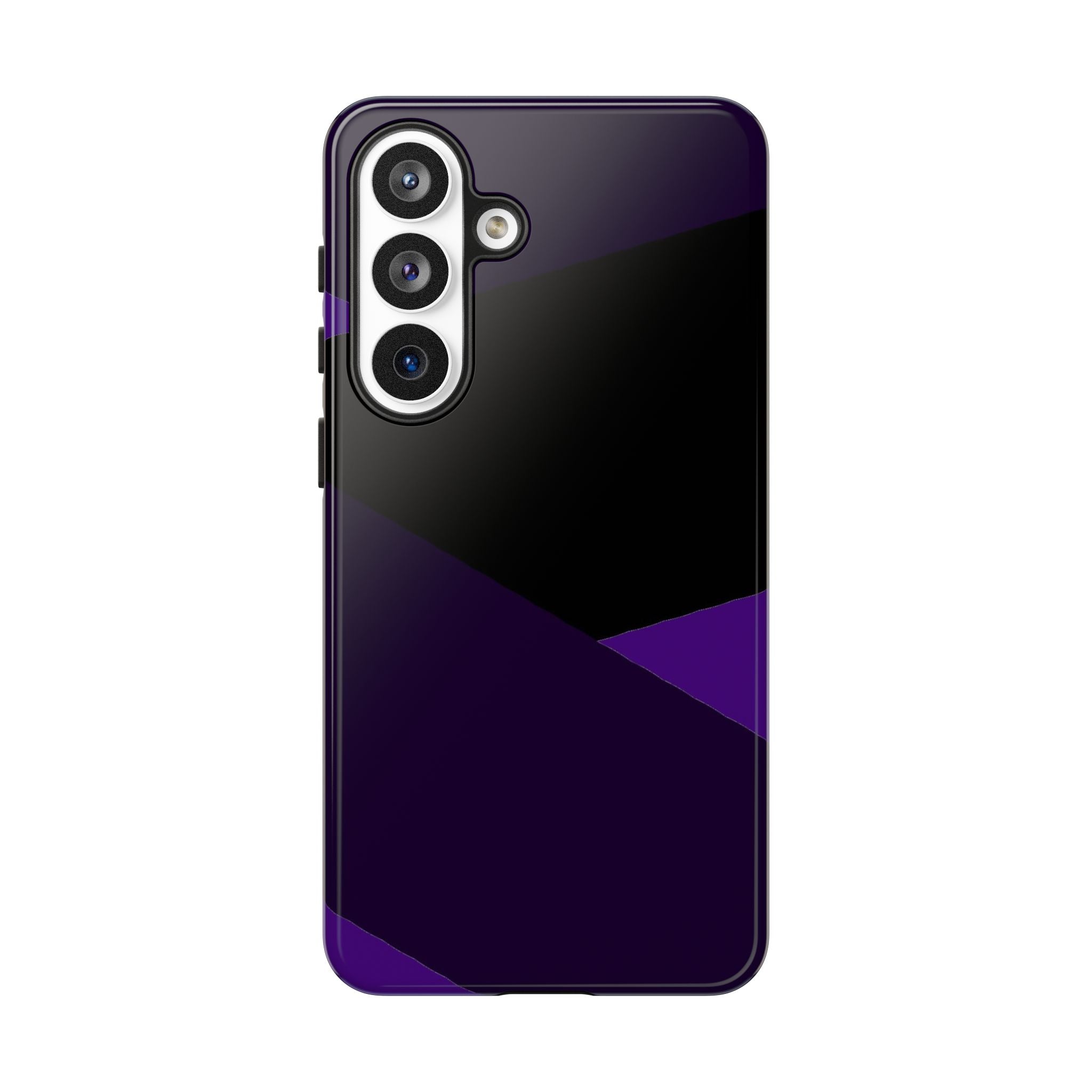 Purple Geometric Tough Phone Case — Slim Protective iPhone Cover