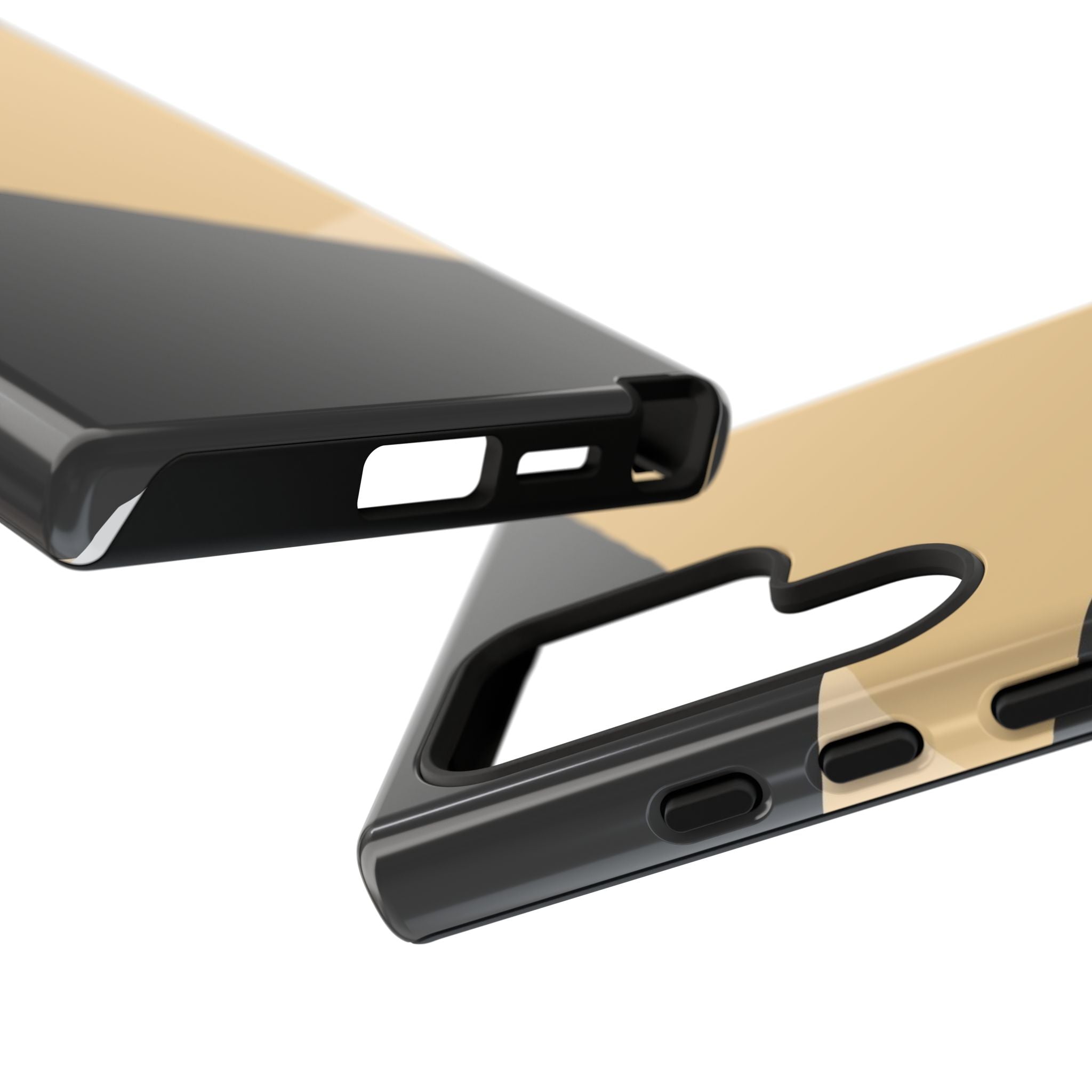Geometric Beige Triangle Phone Case | Tough Protective Case