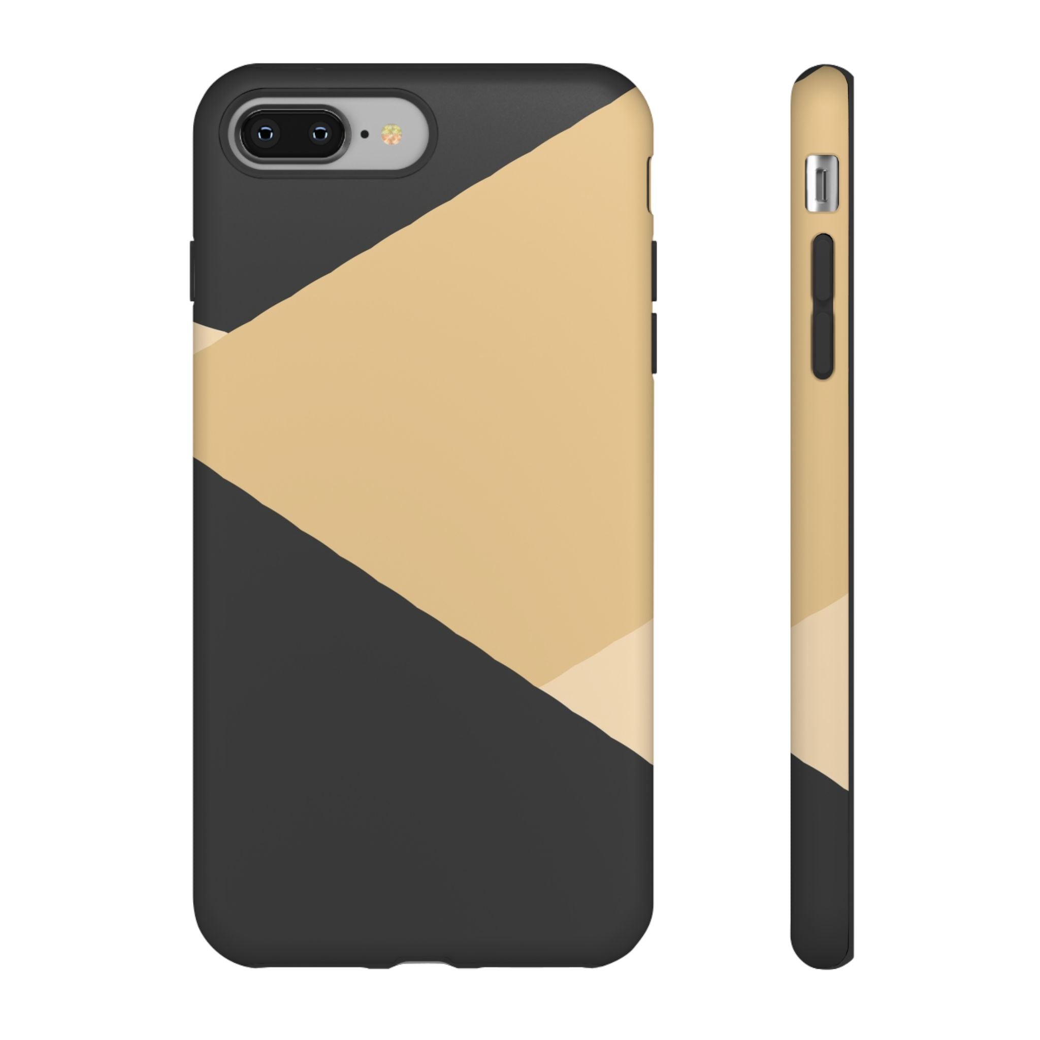 Geometric Beige Triangle Phone Case | Tough Protective Case