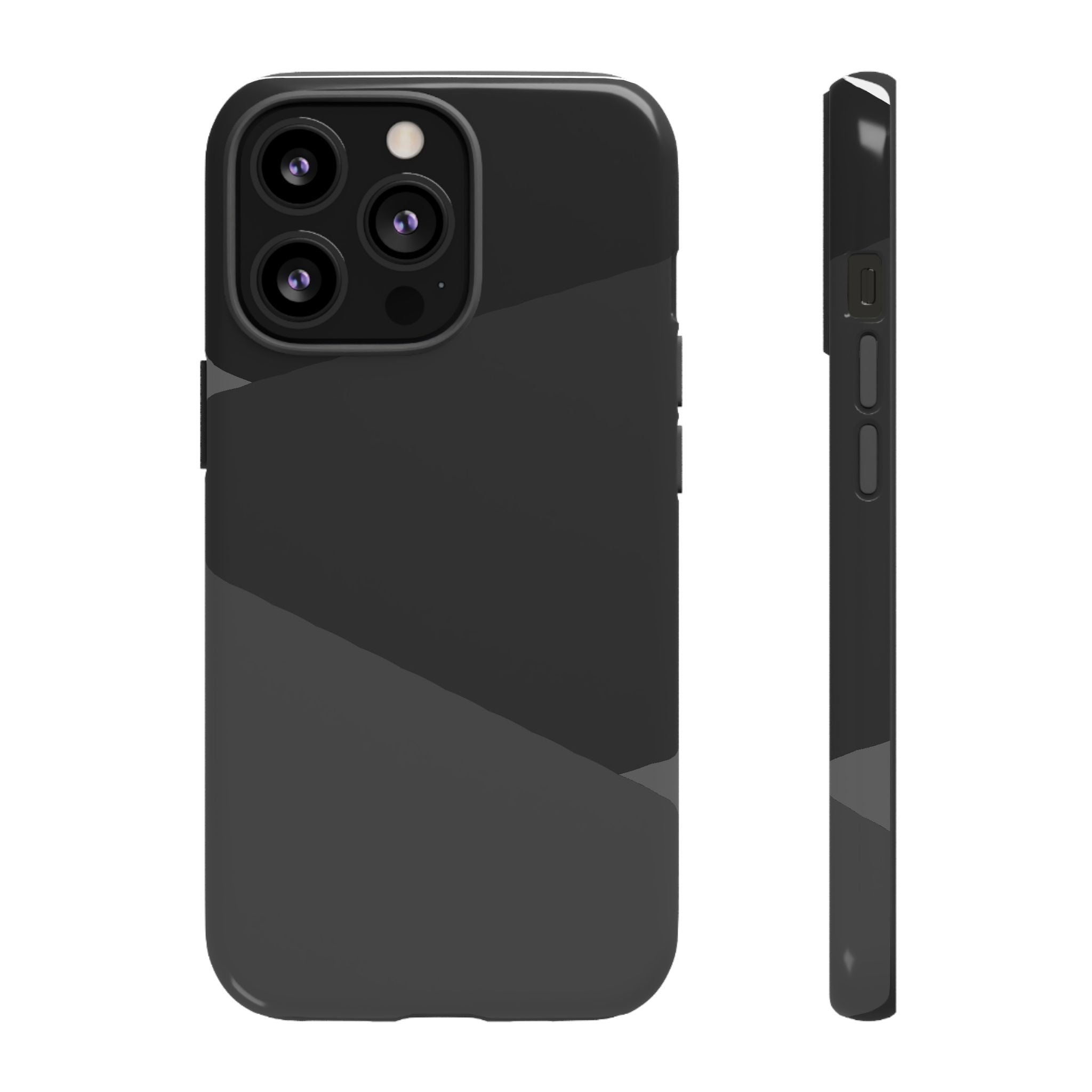 Geometric Black Diagonal Pattern Phone Case