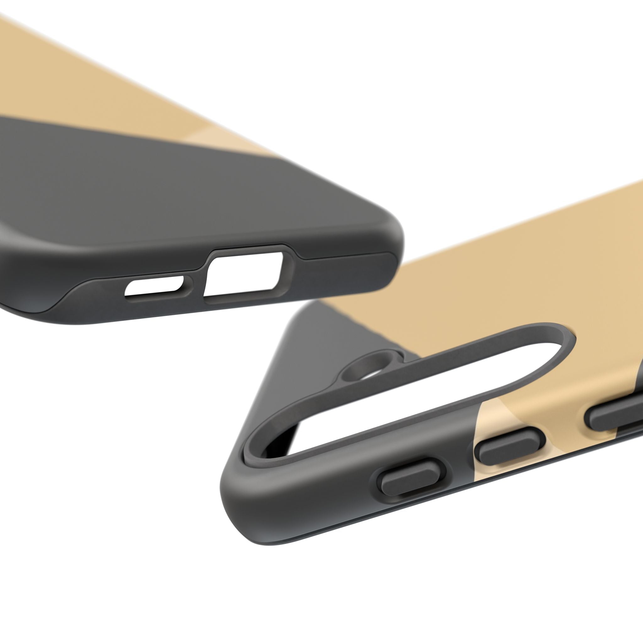 Geometric Beige Triangle Phone Case | Tough Protective Case