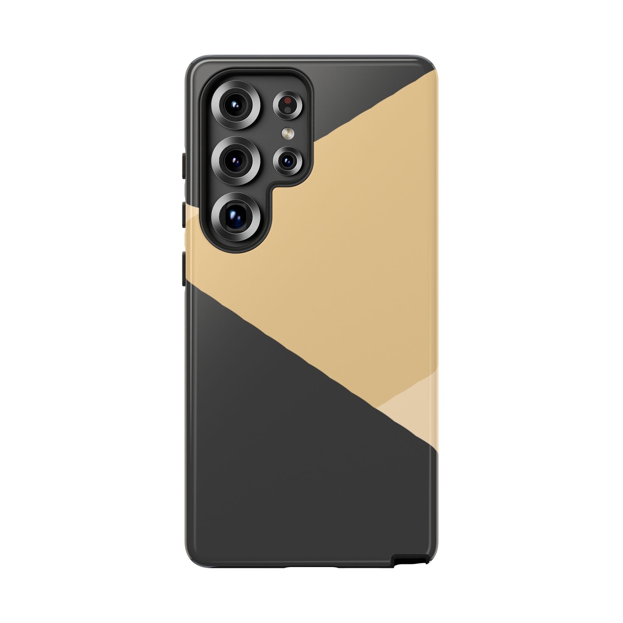 Geometric Beige Triangle Phone Case | Tough Protective Case