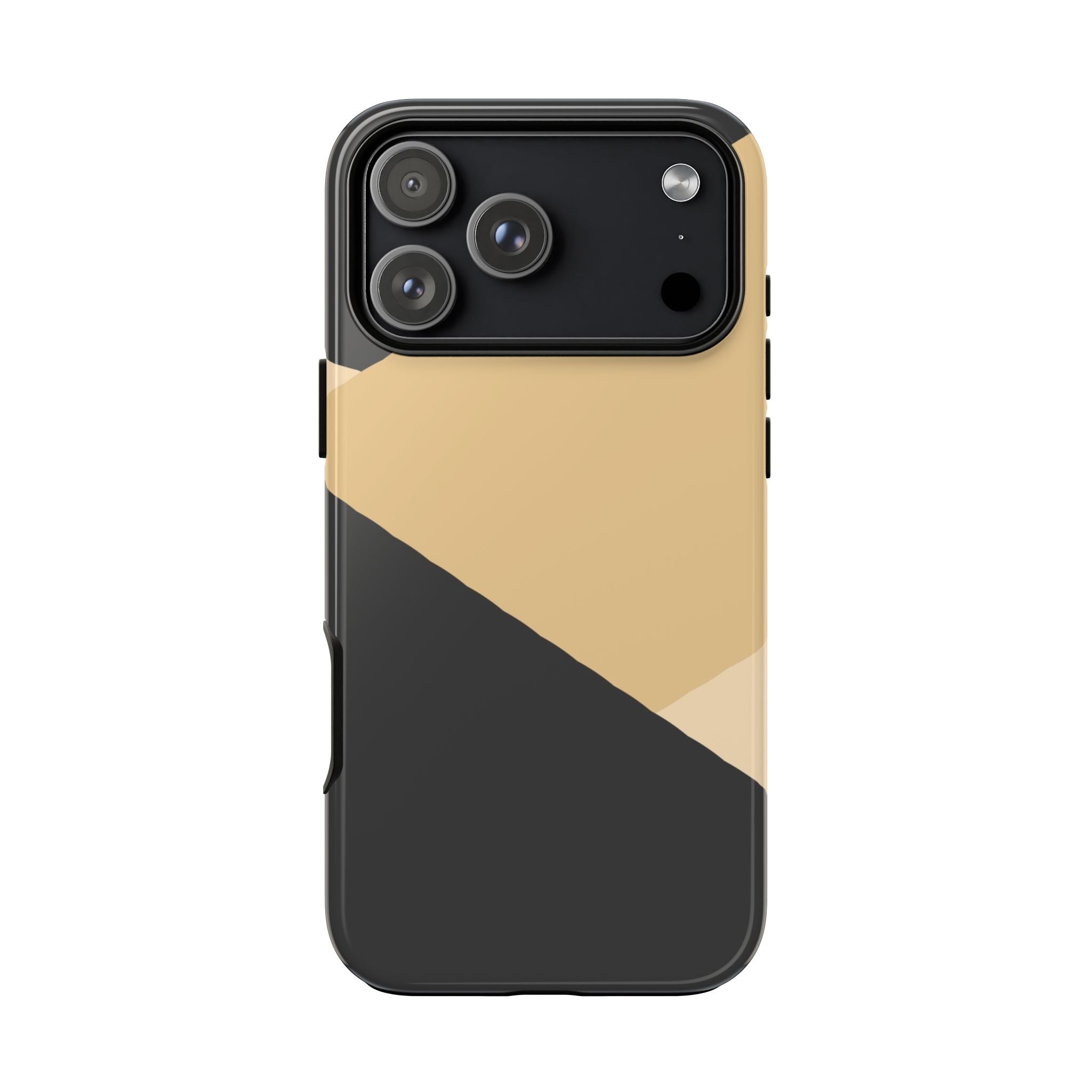Geometric Beige Triangle Phone Case | Tough Protective Case