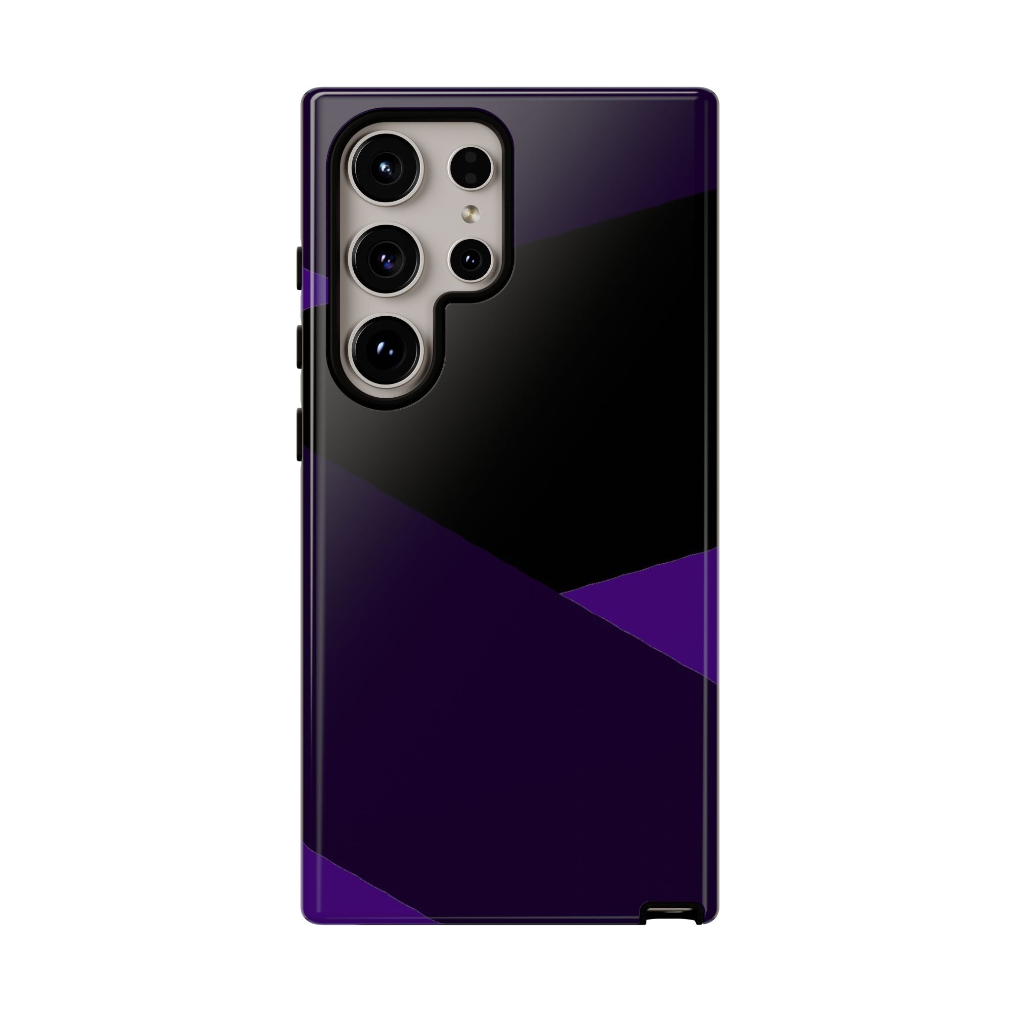 Purple Geometric Tough Phone Case — Slim Protective iPhone Cover