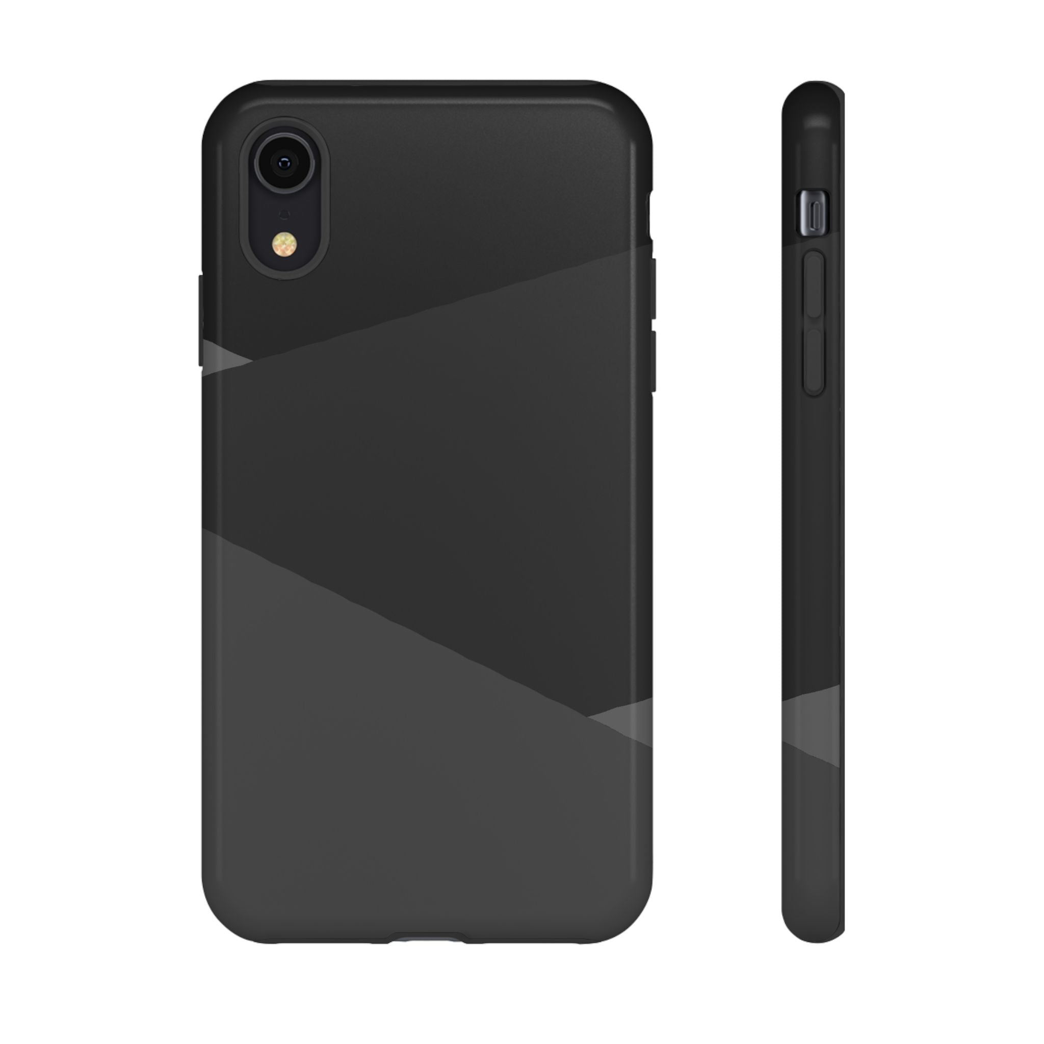 Geometric Black Diagonal Pattern Phone Case