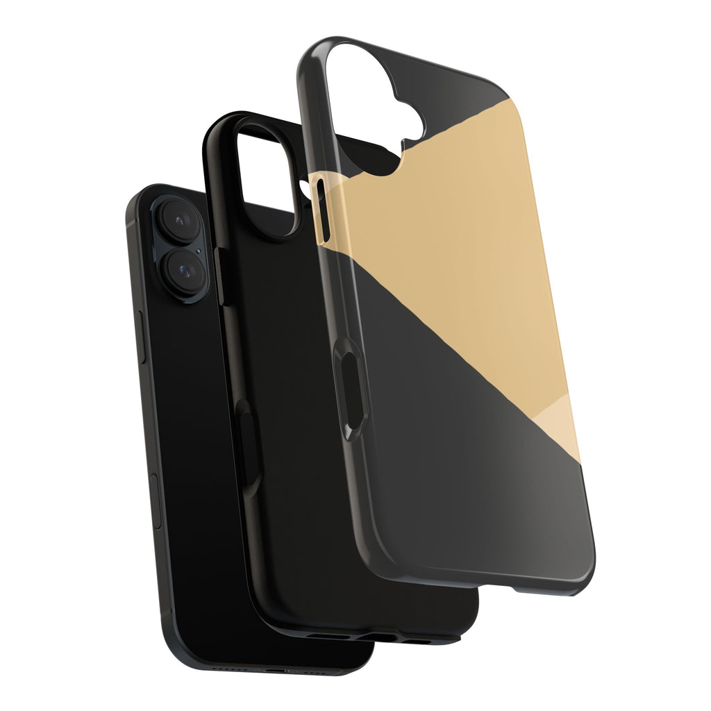 Geometric Beige Triangle Phone Case | Tough Protective Case