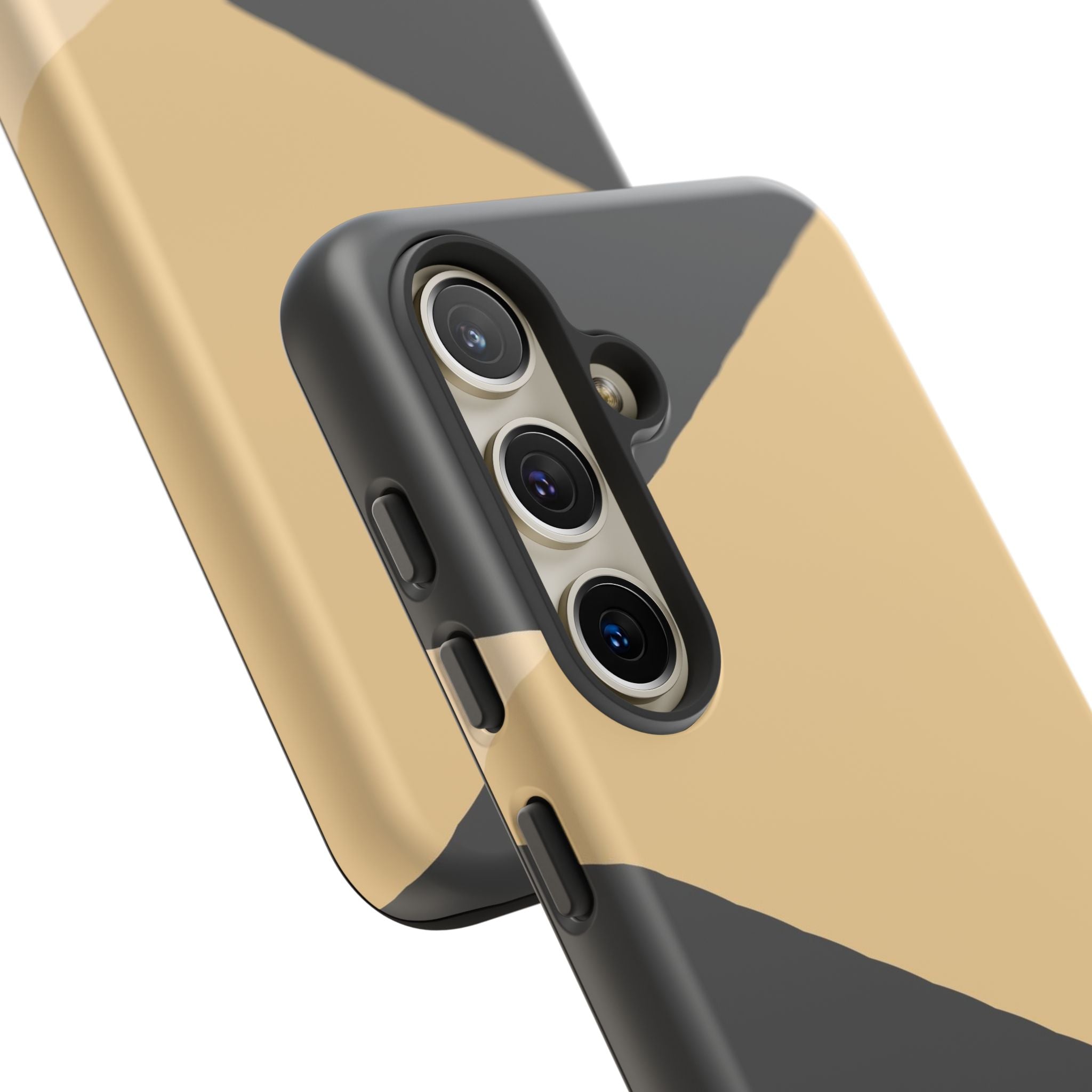 Geometric Beige Triangle Phone Case | Tough Protective Case