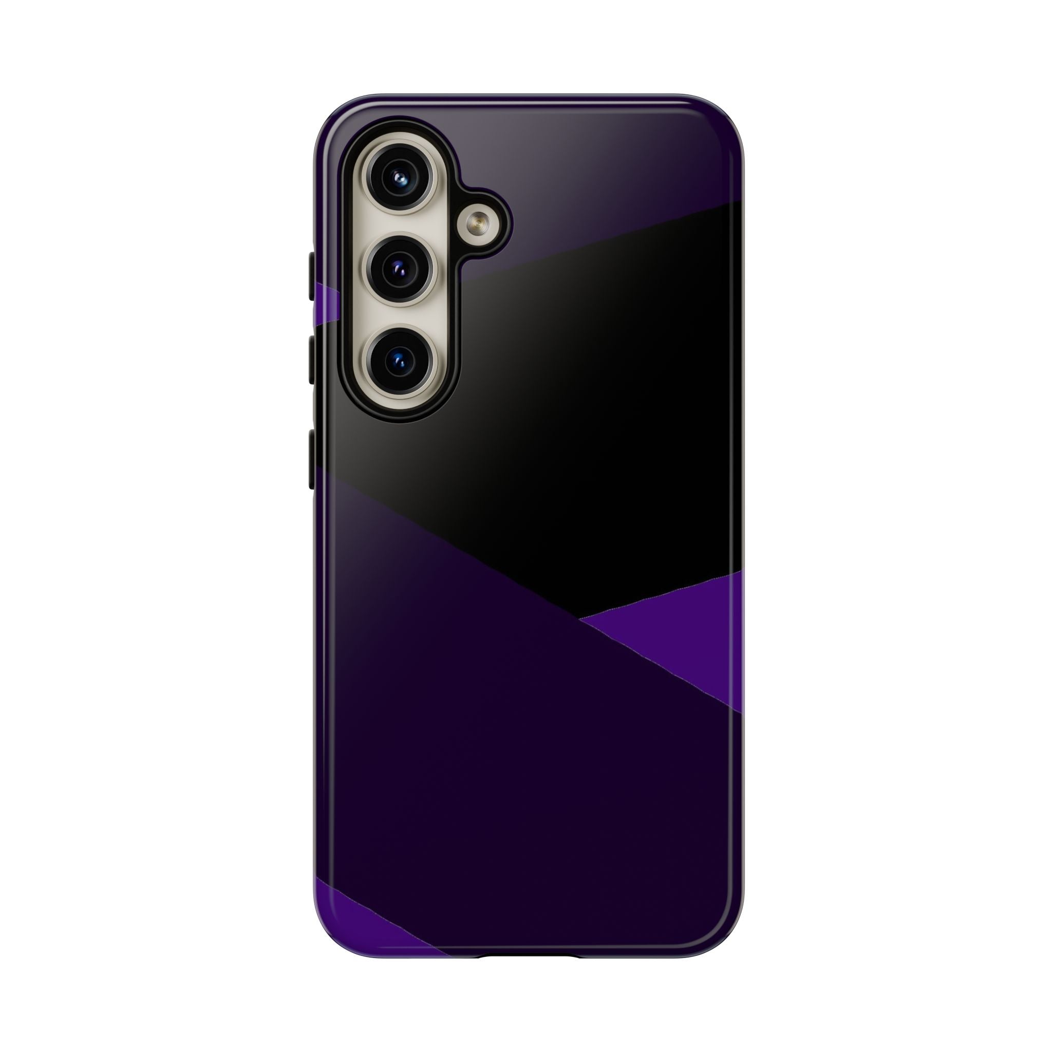 Purple Geometric Tough Phone Case — Slim Protective iPhone Cover