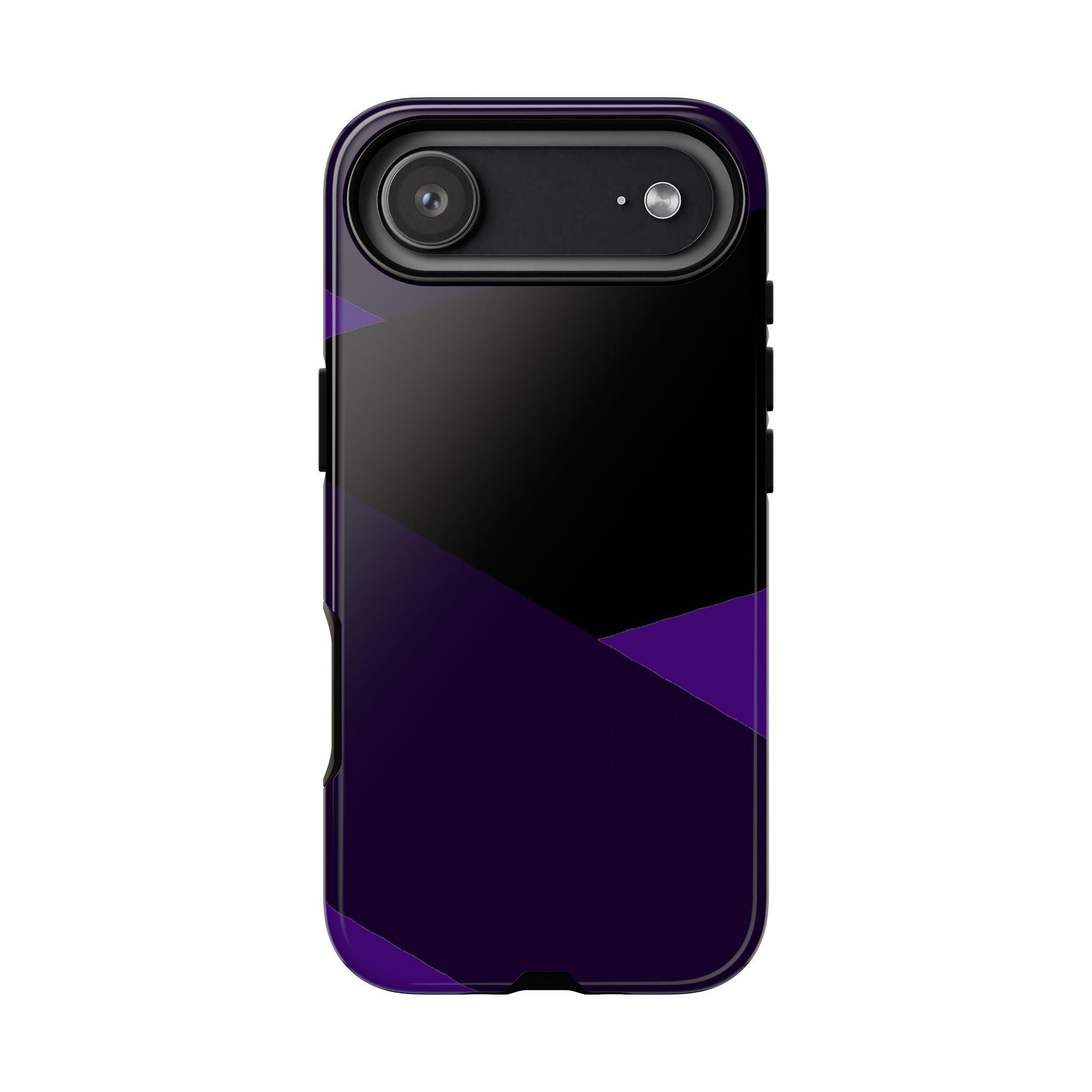 Purple Geometric Tough Phone Case — Slim Protective iPhone Cover
