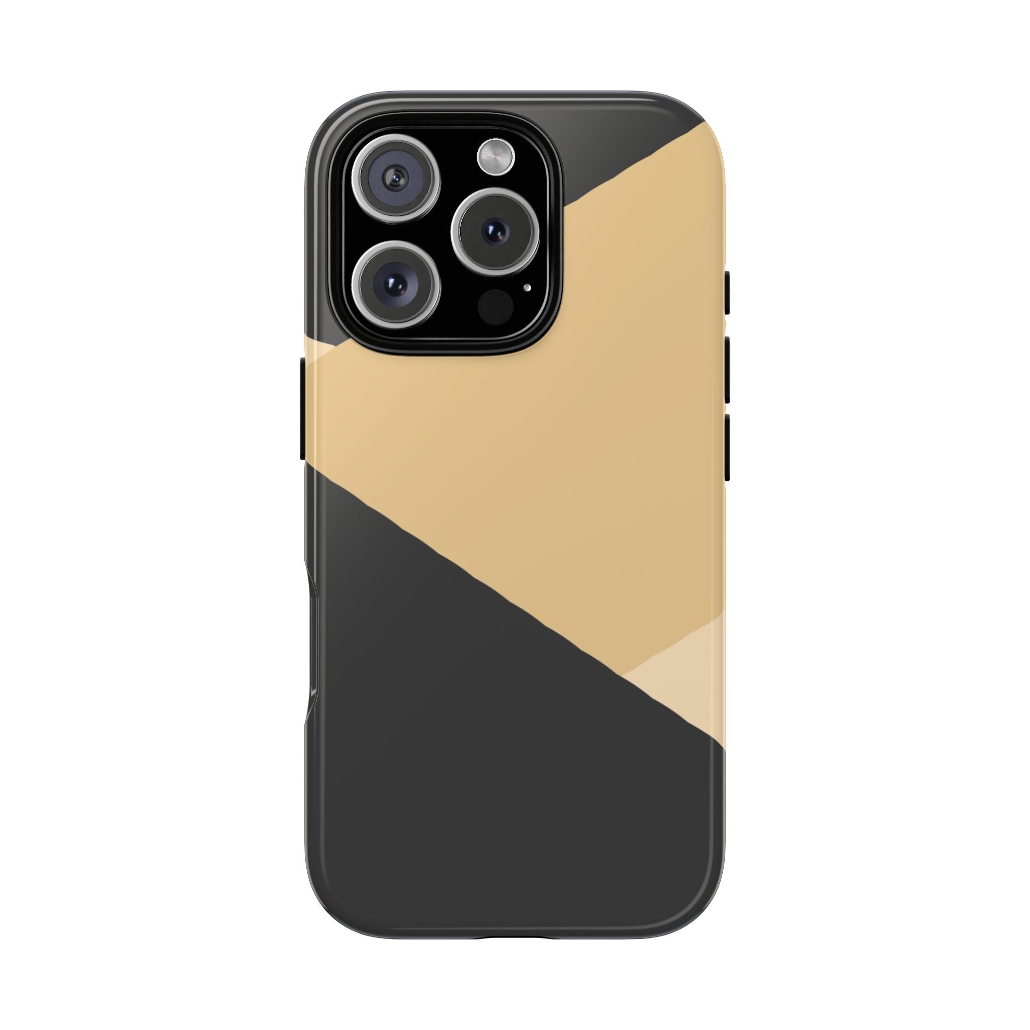 Geometric Beige Triangle Phone Case | Tough Protective Case