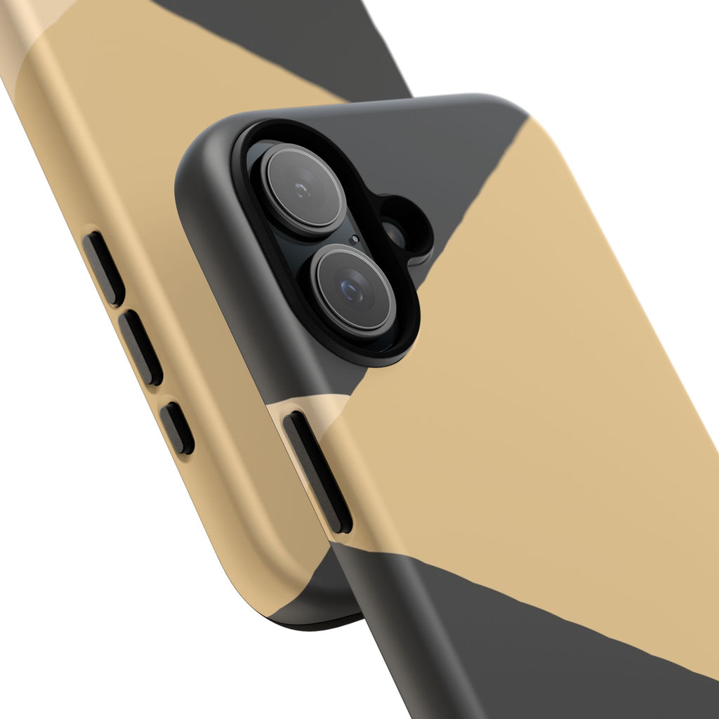 Geometric Beige Triangle Phone Case | Tough Protective Case