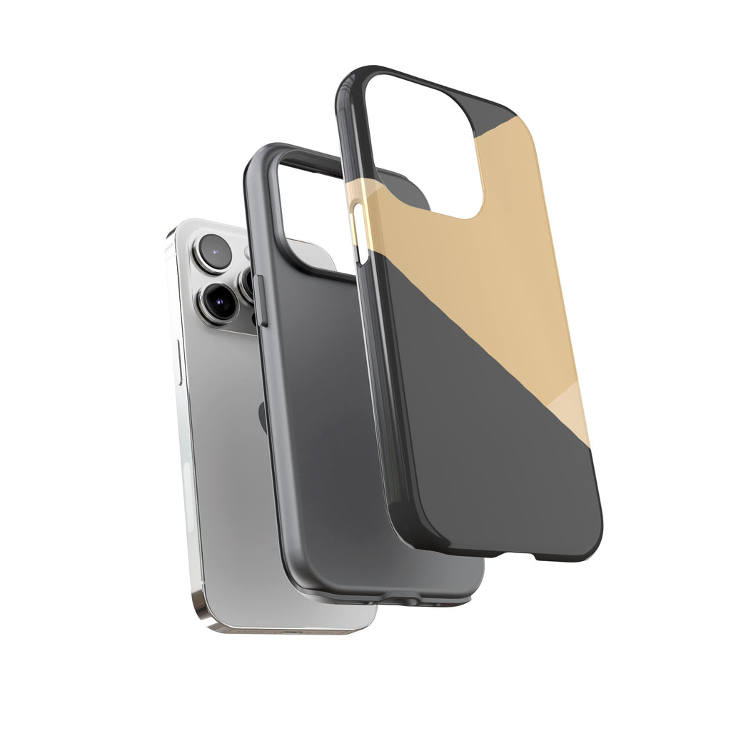Geometric Beige Triangle Phone Case | Tough Protective Case
