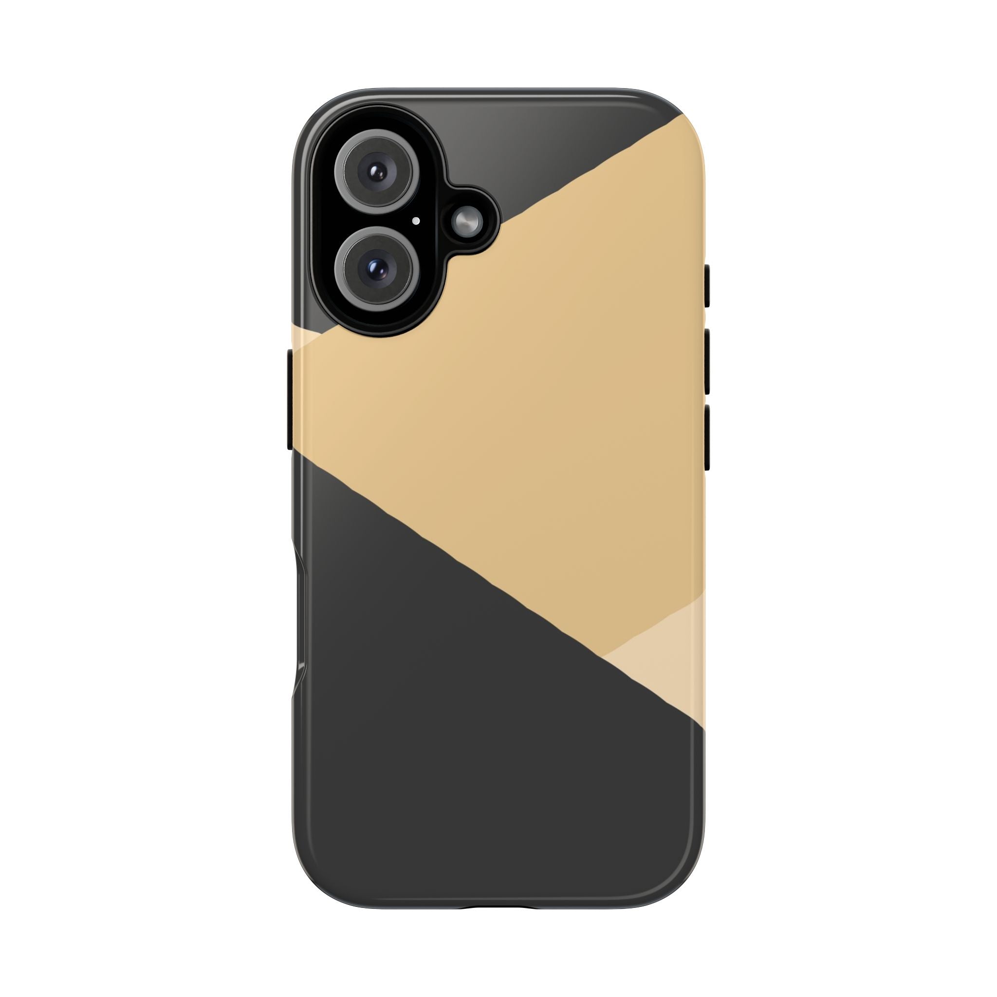 Geometric Beige Triangle Phone Case | Tough Protective Case