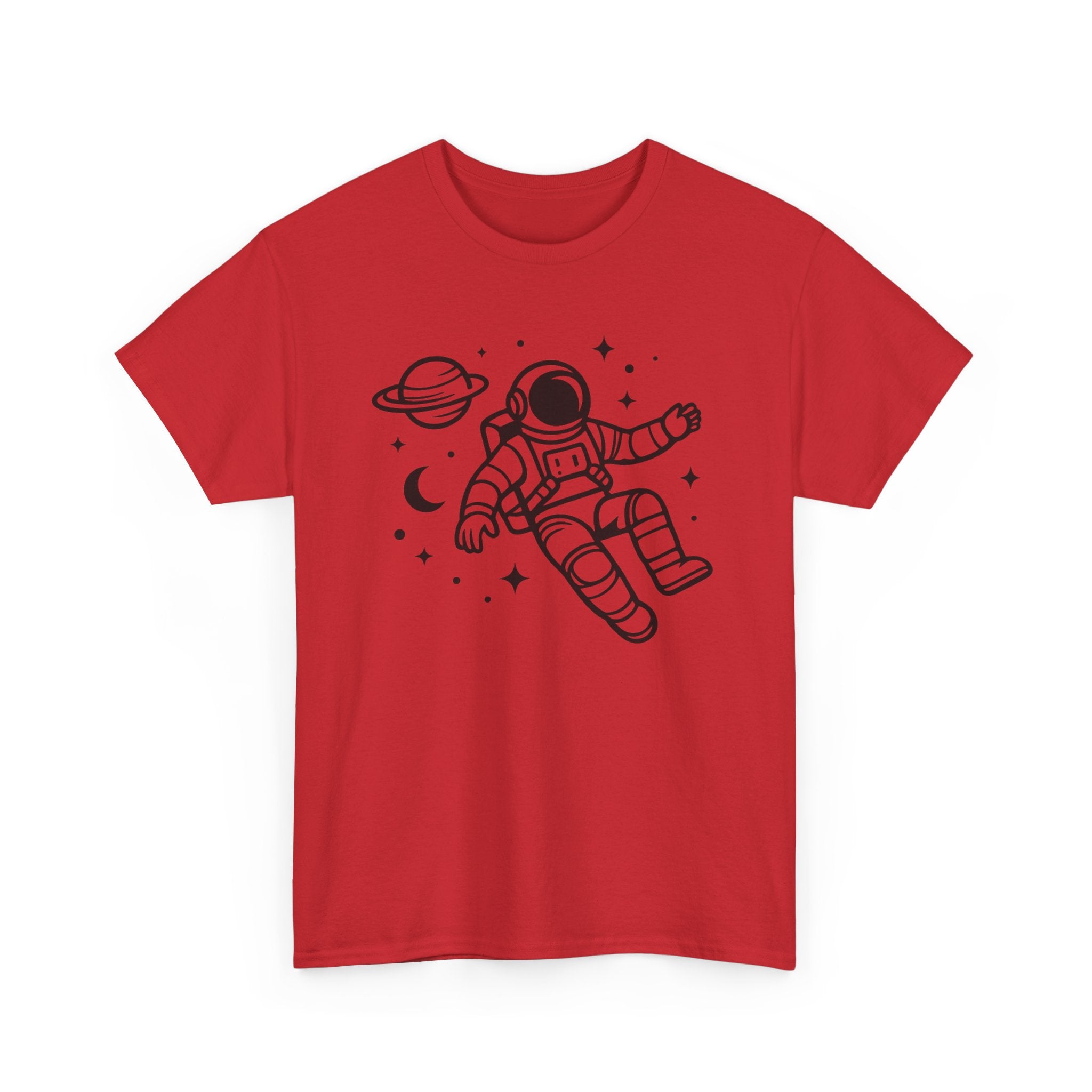 Astronaut Space Tee — Minimal Floating Astronaut Graphic T-Shirt