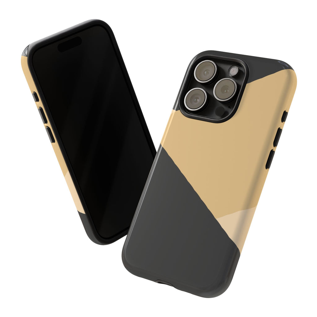 Geometric Beige Triangle Phone Case | Tough Protective Case