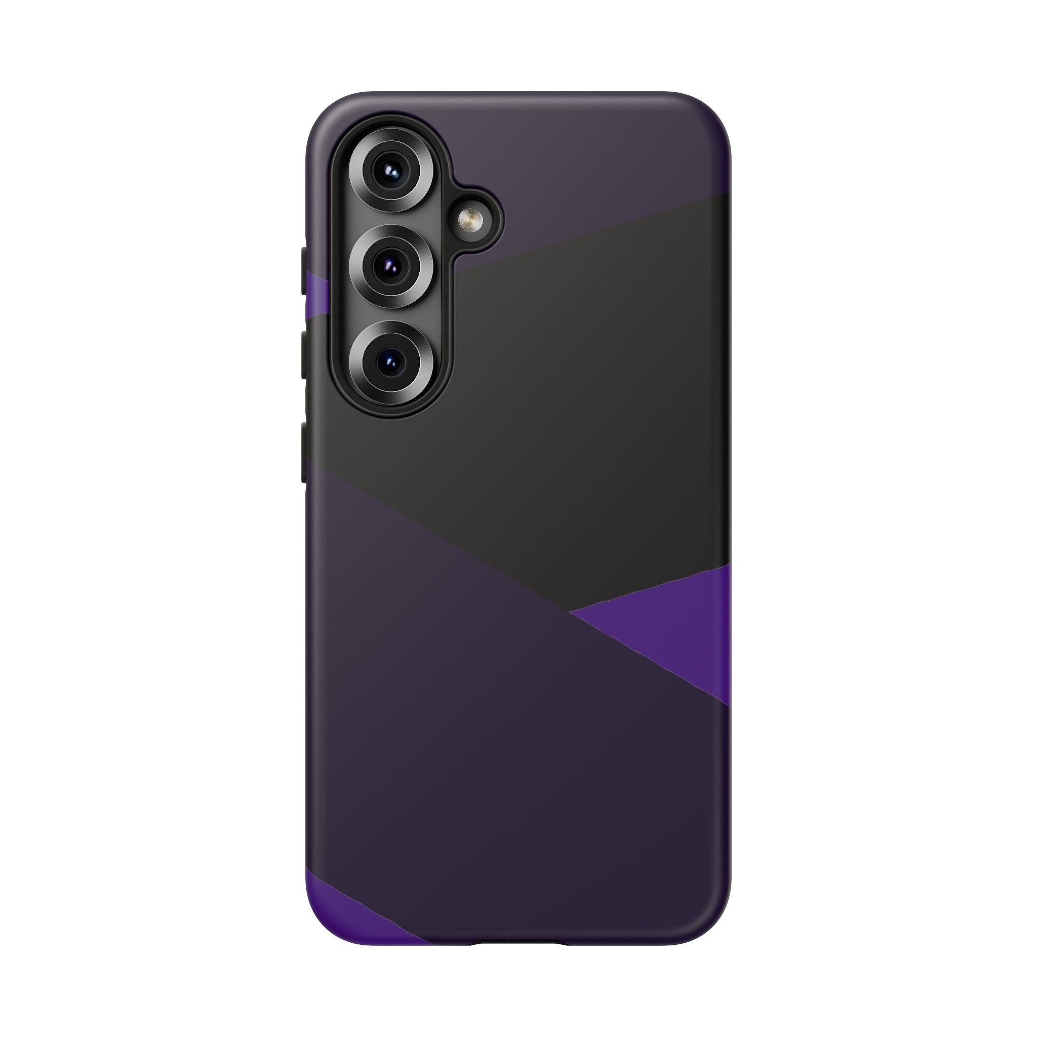 Purple Geometric Tough Phone Case — Slim Protective iPhone Cover