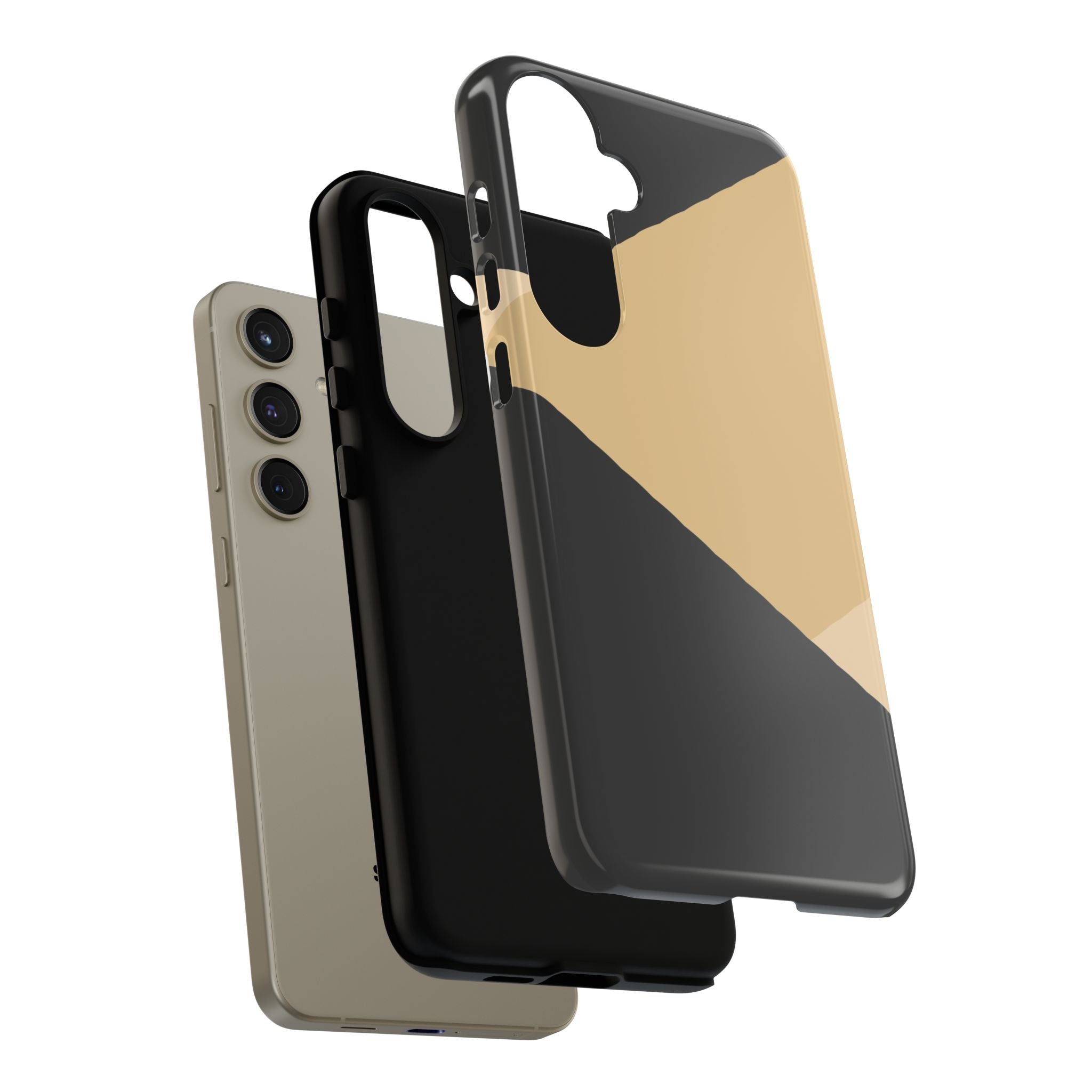 Geometric Beige Triangle Phone Case | Tough Protective Case