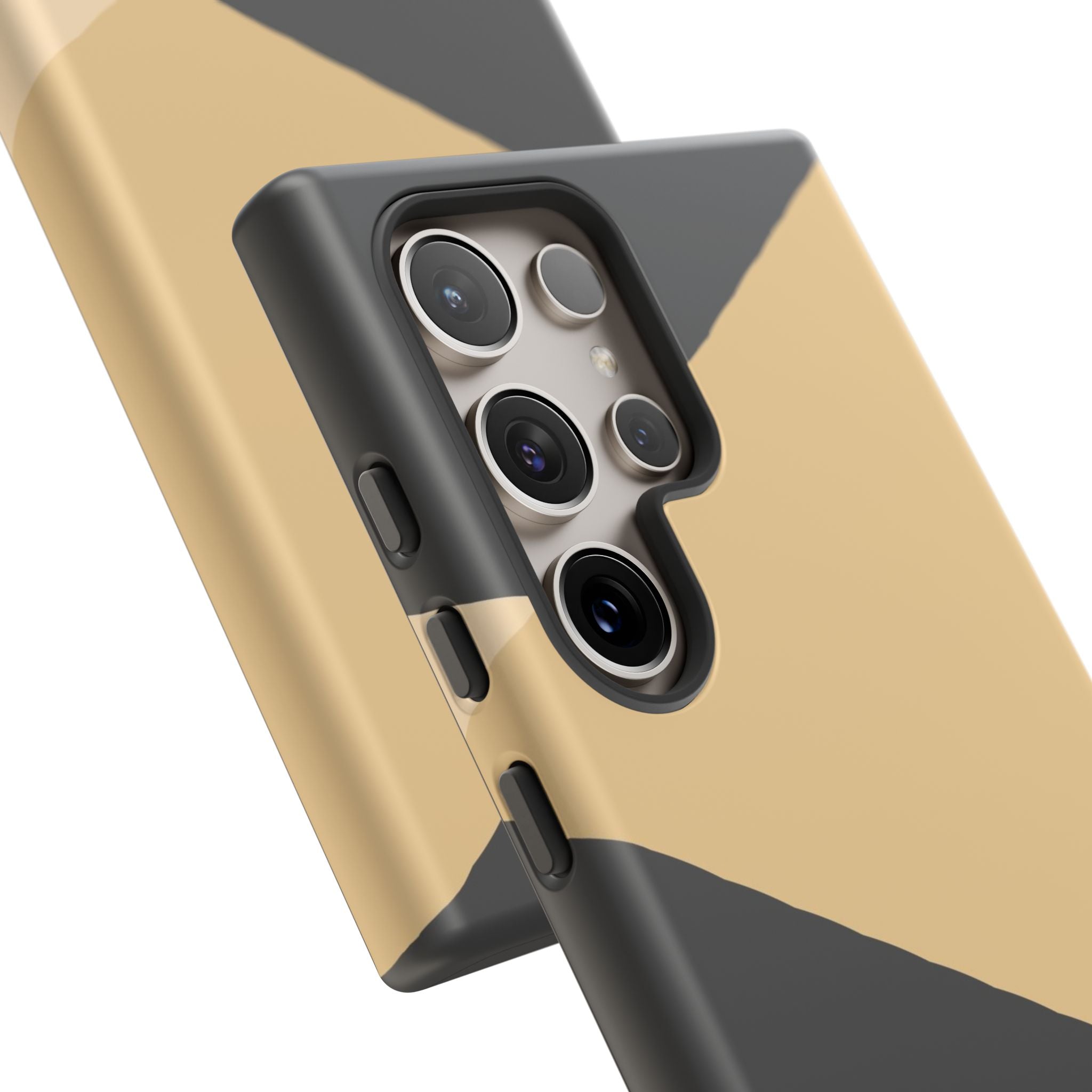 Geometric Beige Triangle Phone Case | Tough Protective Case