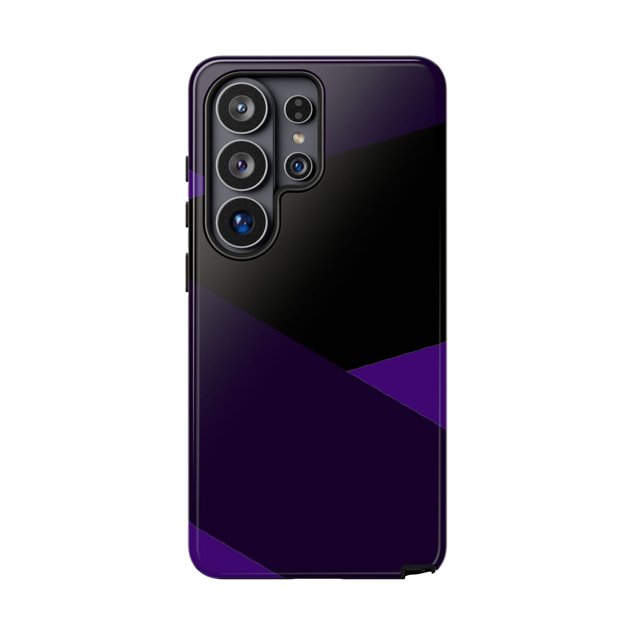 Purple Geometric Tough Phone Case — Slim Protective iPhone Cover