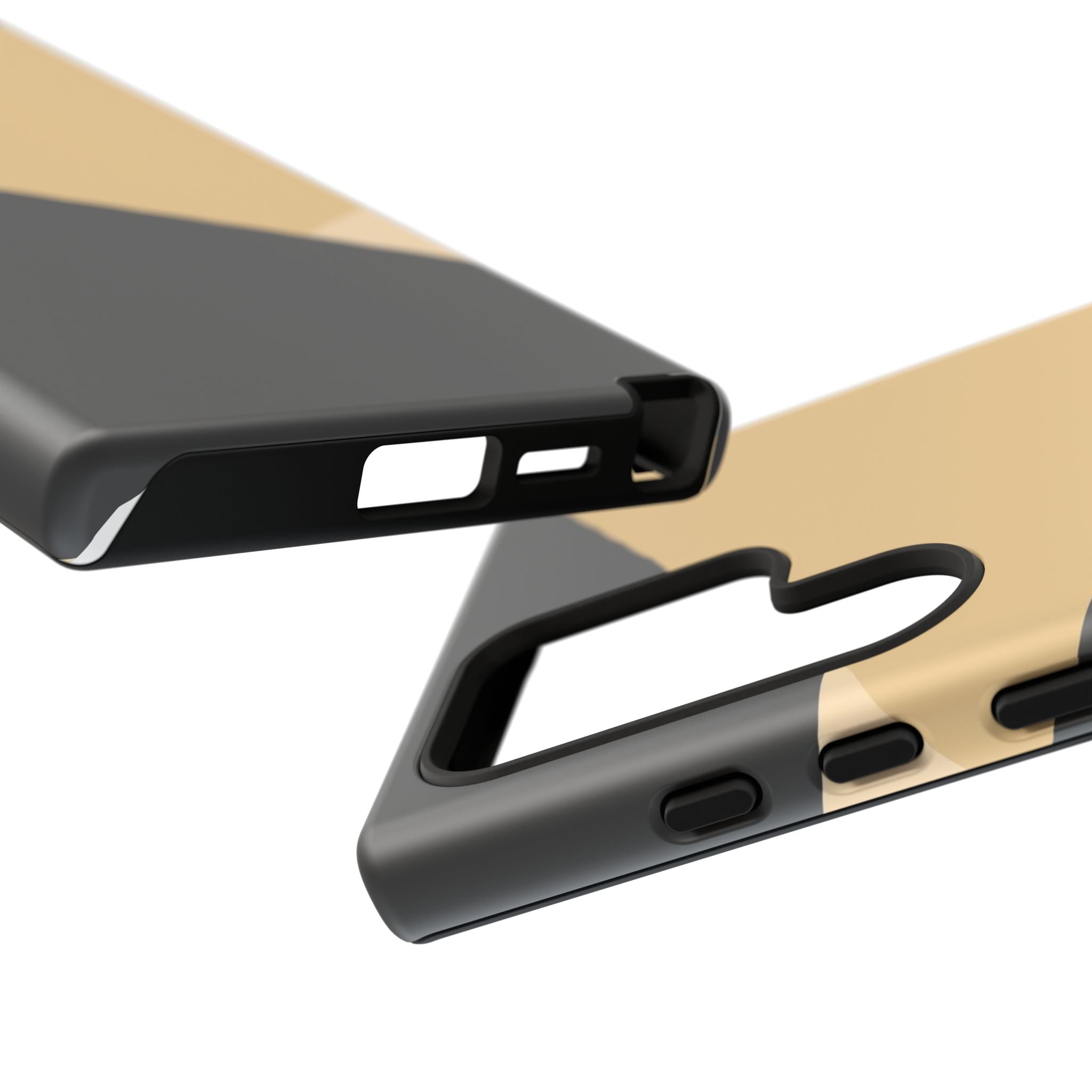 Geometric Beige Triangle Phone Case | Tough Protective Case