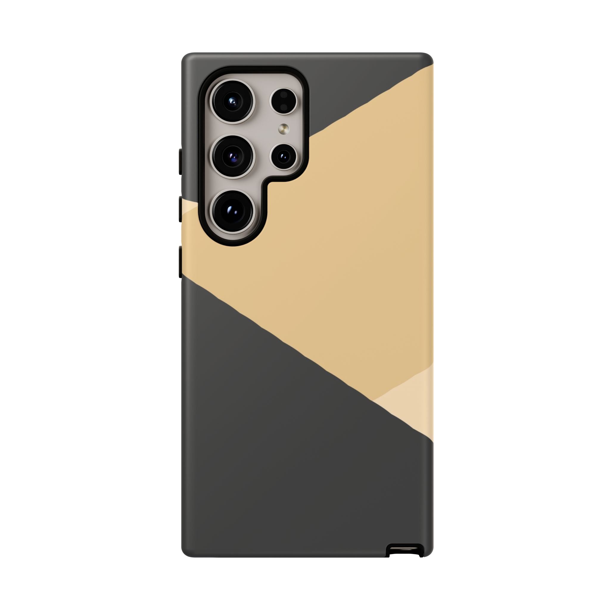 Geometric Beige Triangle Phone Case | Tough Protective Case