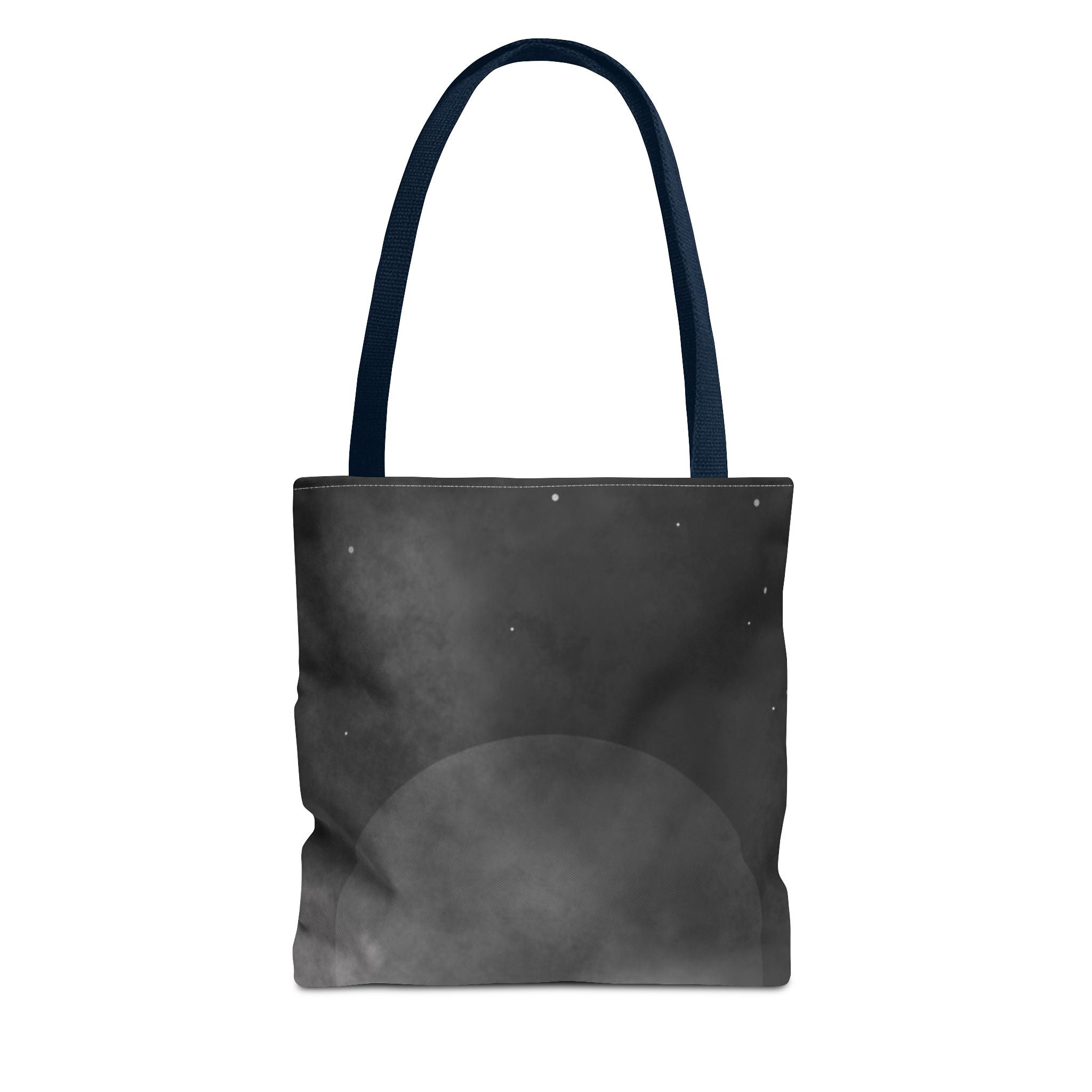 Monochrome Cloudscape Tote Bag | Black Gray Abstract Nebula