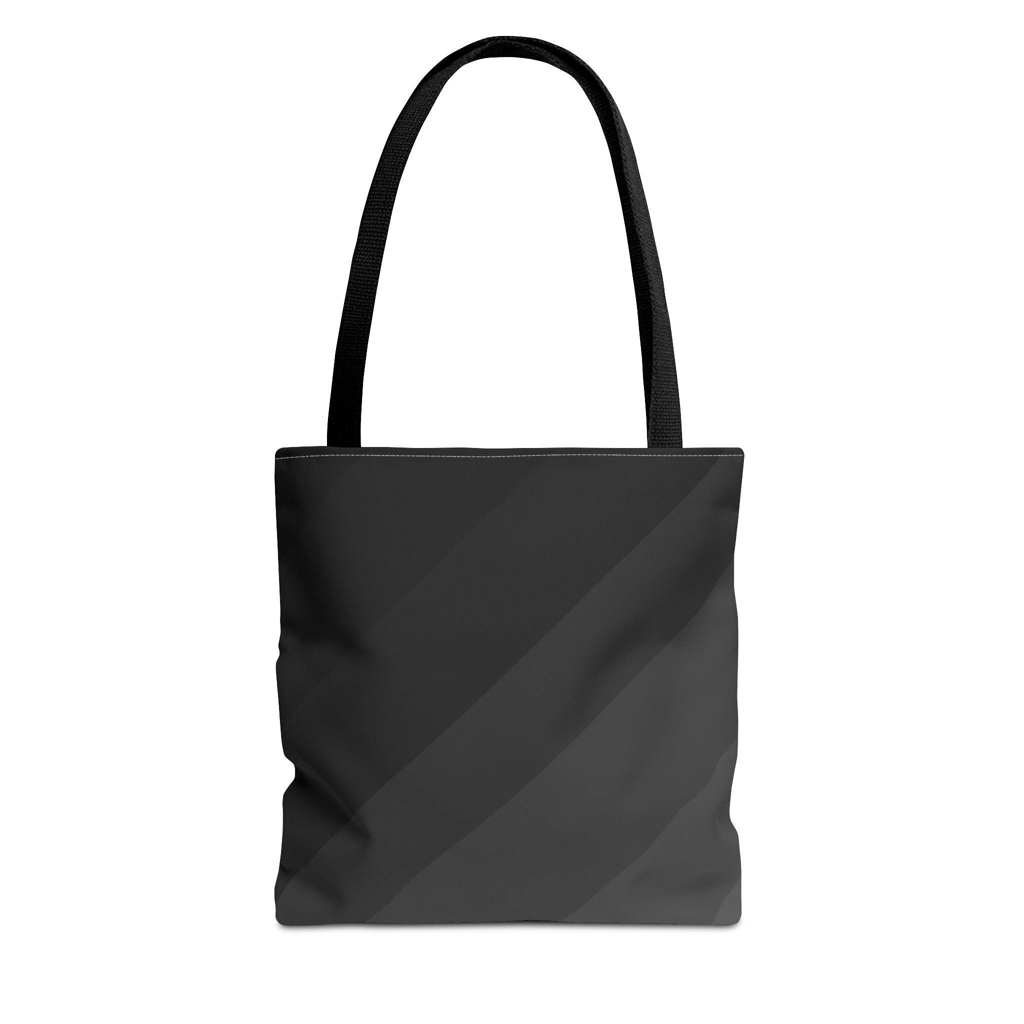 Diagonal Gray Stripes Tote Bag | All-Over Print