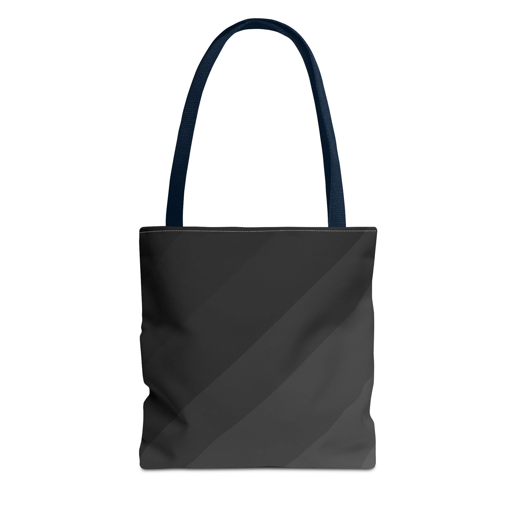 Diagonal Gray Stripes Tote Bag | All-Over Print