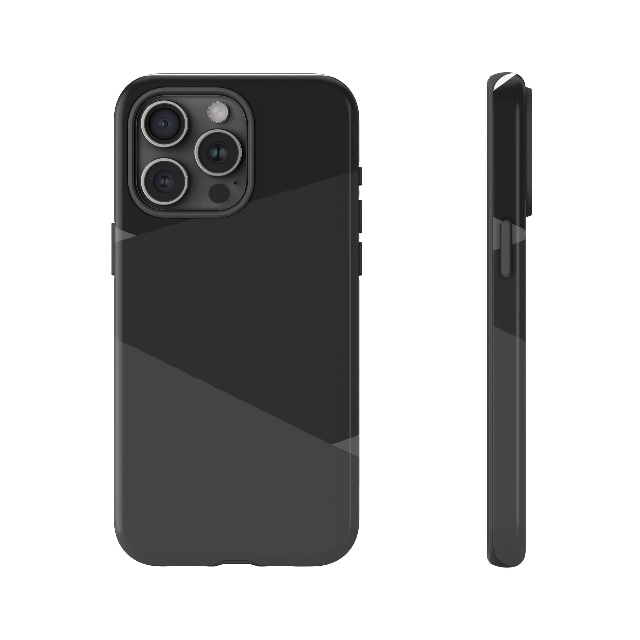 Geometric Black Diagonal Pattern Phone Case