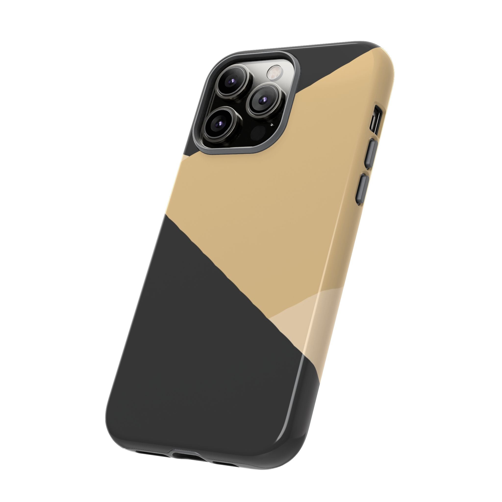 Geometric Beige Triangle Phone Case | Tough Protective Case