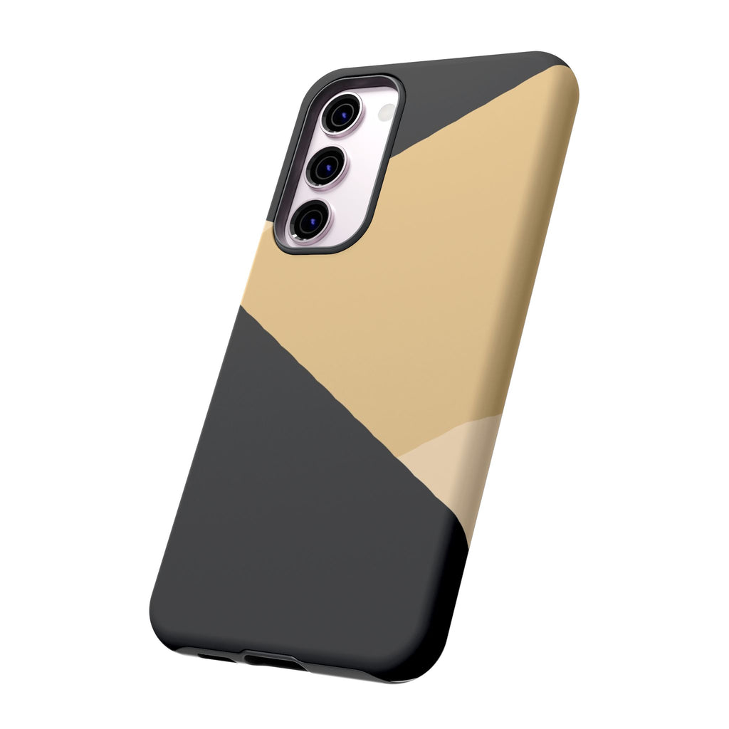 Geometric Beige Triangle Phone Case | Tough Protective Case