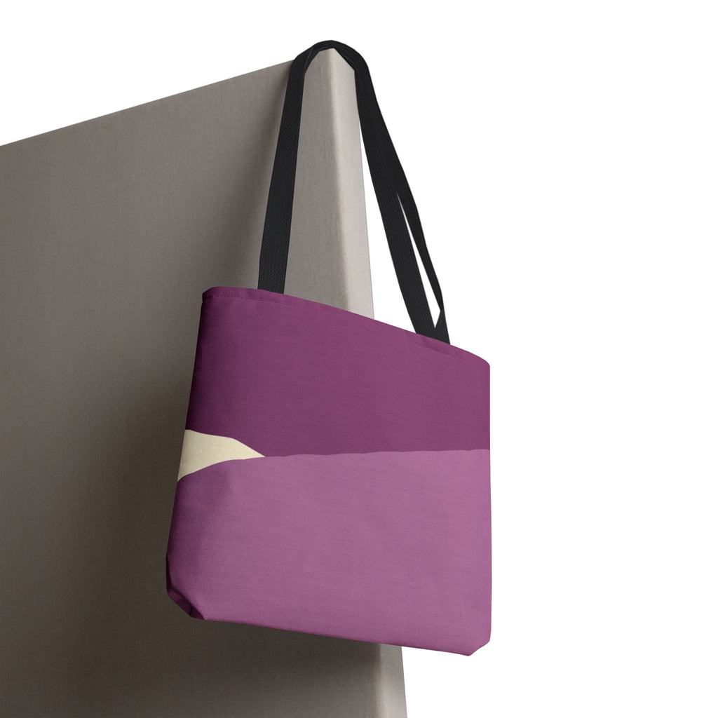 Abstract Pink Colorblock Tote Bag