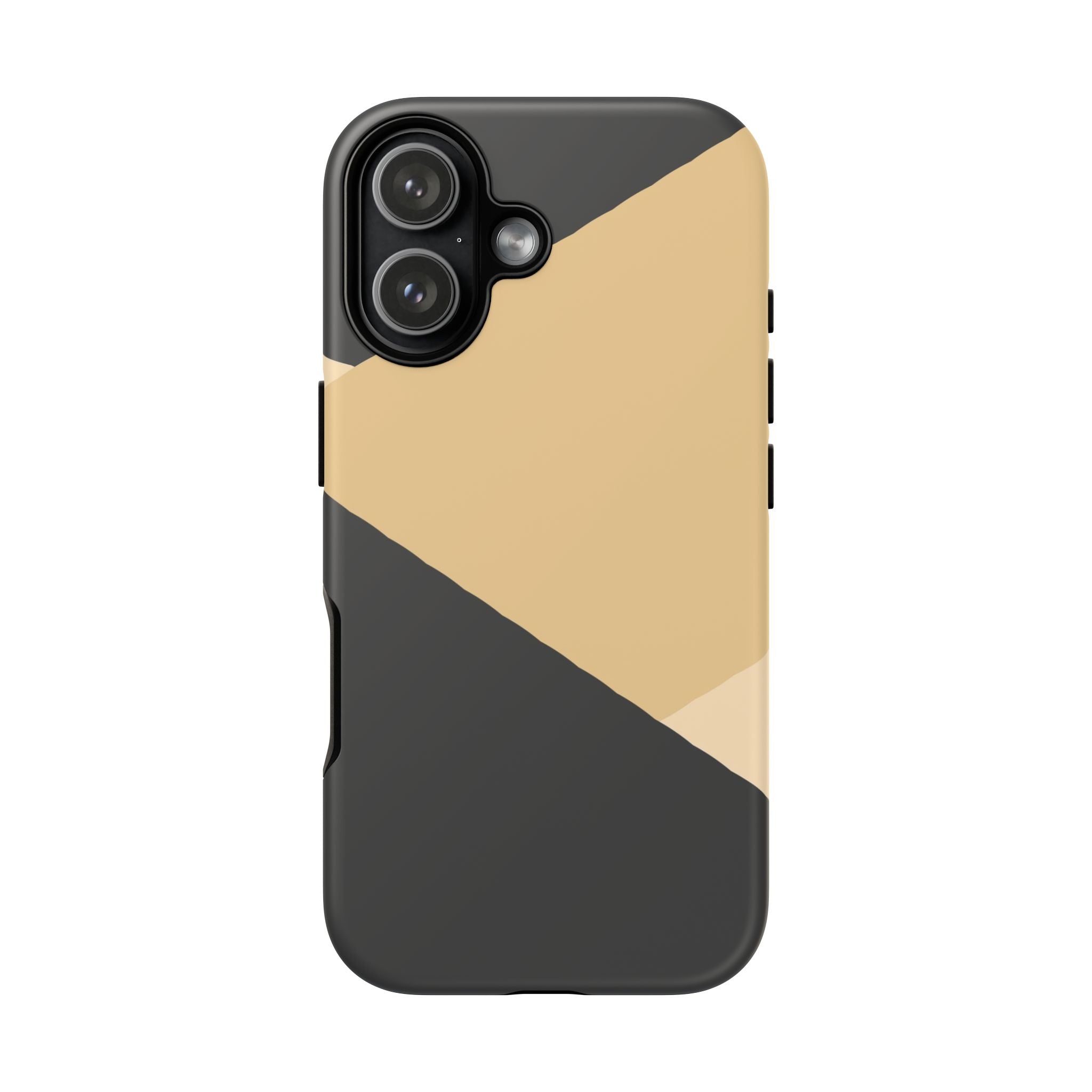 Geometric Beige Triangle Phone Case | Tough Protective Case