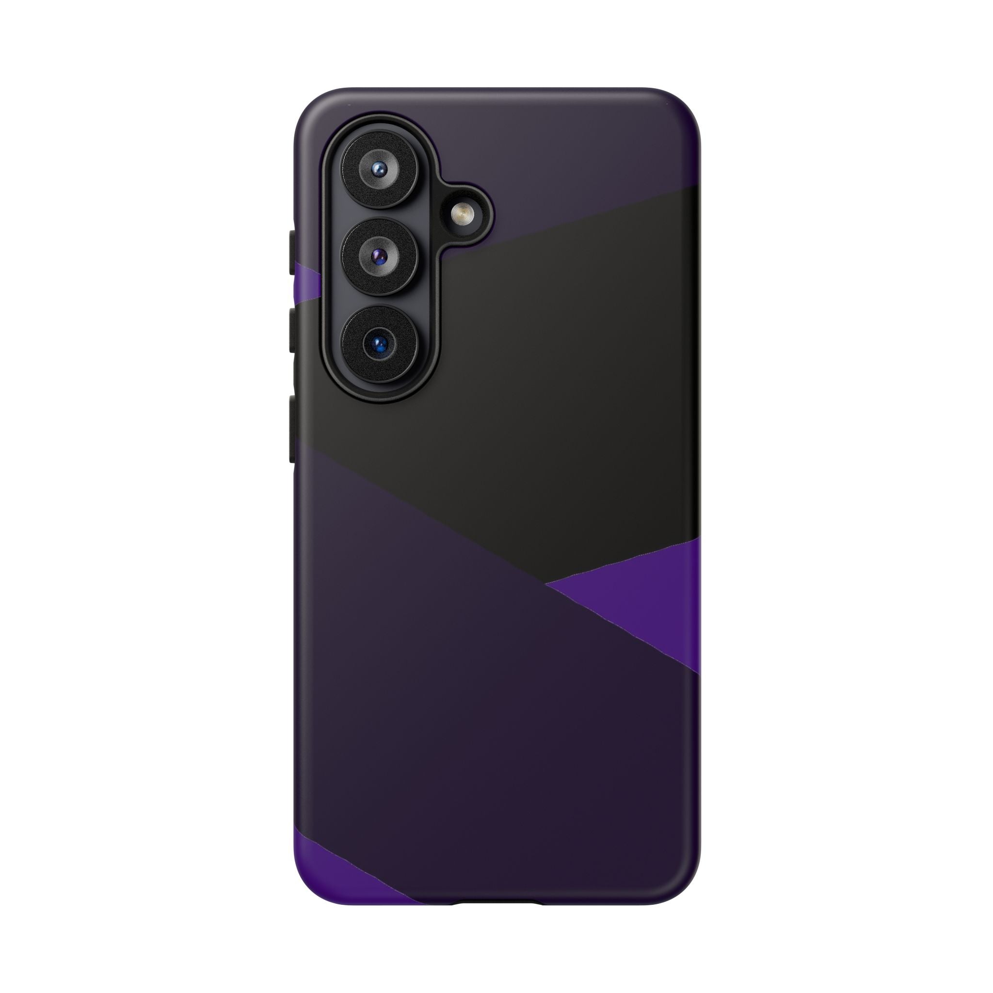 Purple Geometric Tough Phone Case — Slim Protective iPhone Cover