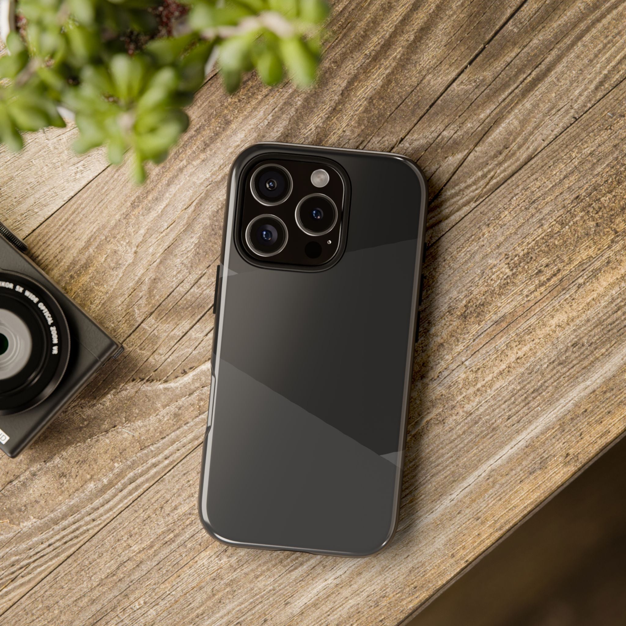 Geometric Black Diagonal Pattern Phone Case