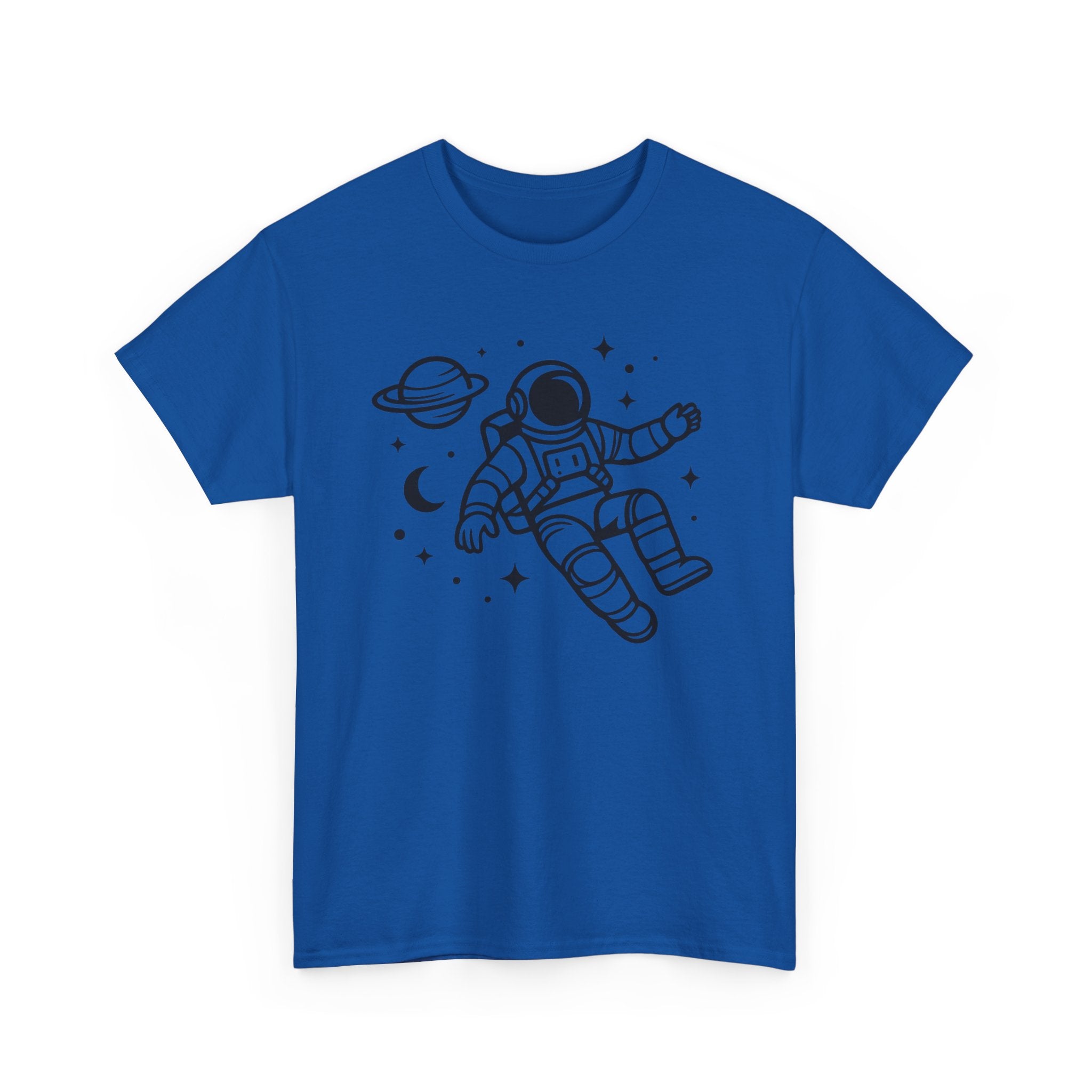 Astronaut Space Tee — Minimal Floating Astronaut Graphic T-Shirt