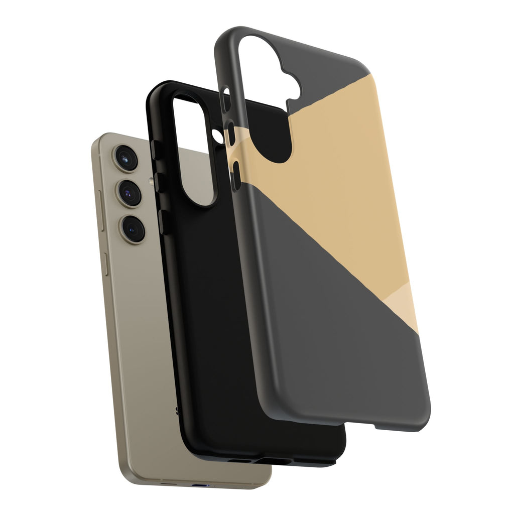 Geometric Beige Triangle Phone Case | Tough Protective Case