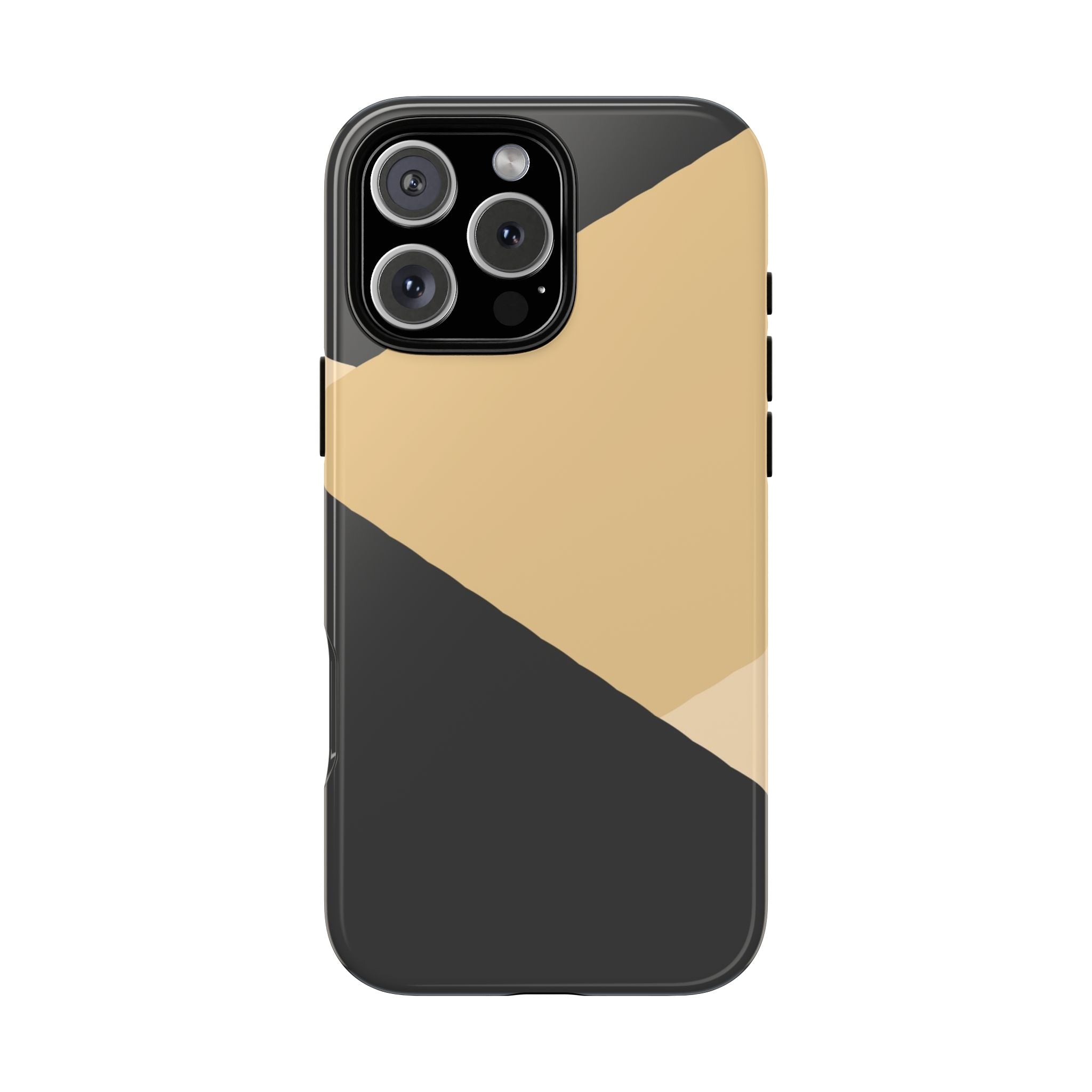 Geometric Beige Triangle Phone Case | Tough Protective Case