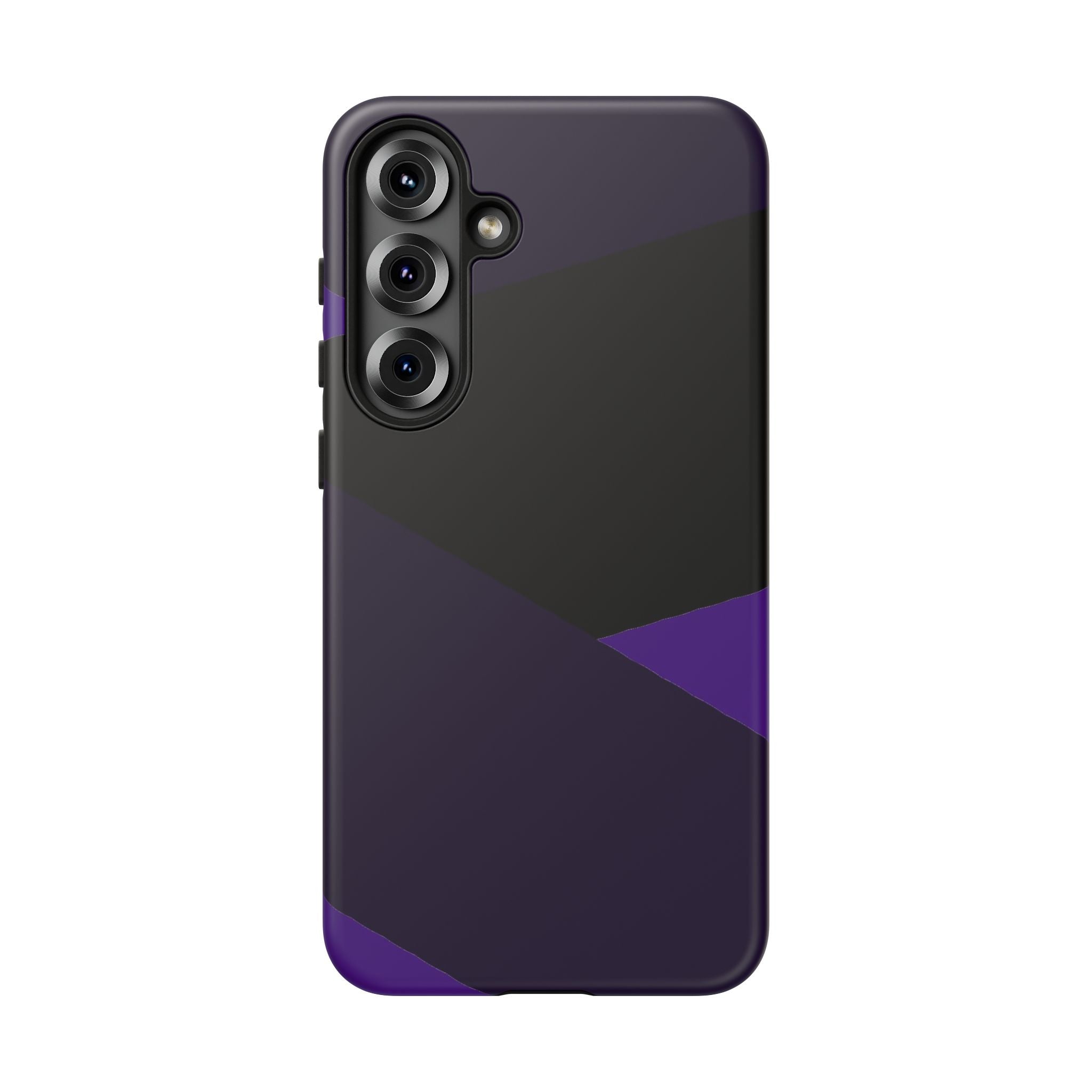 Purple Geometric Tough Phone Case — Slim Protective iPhone Cover