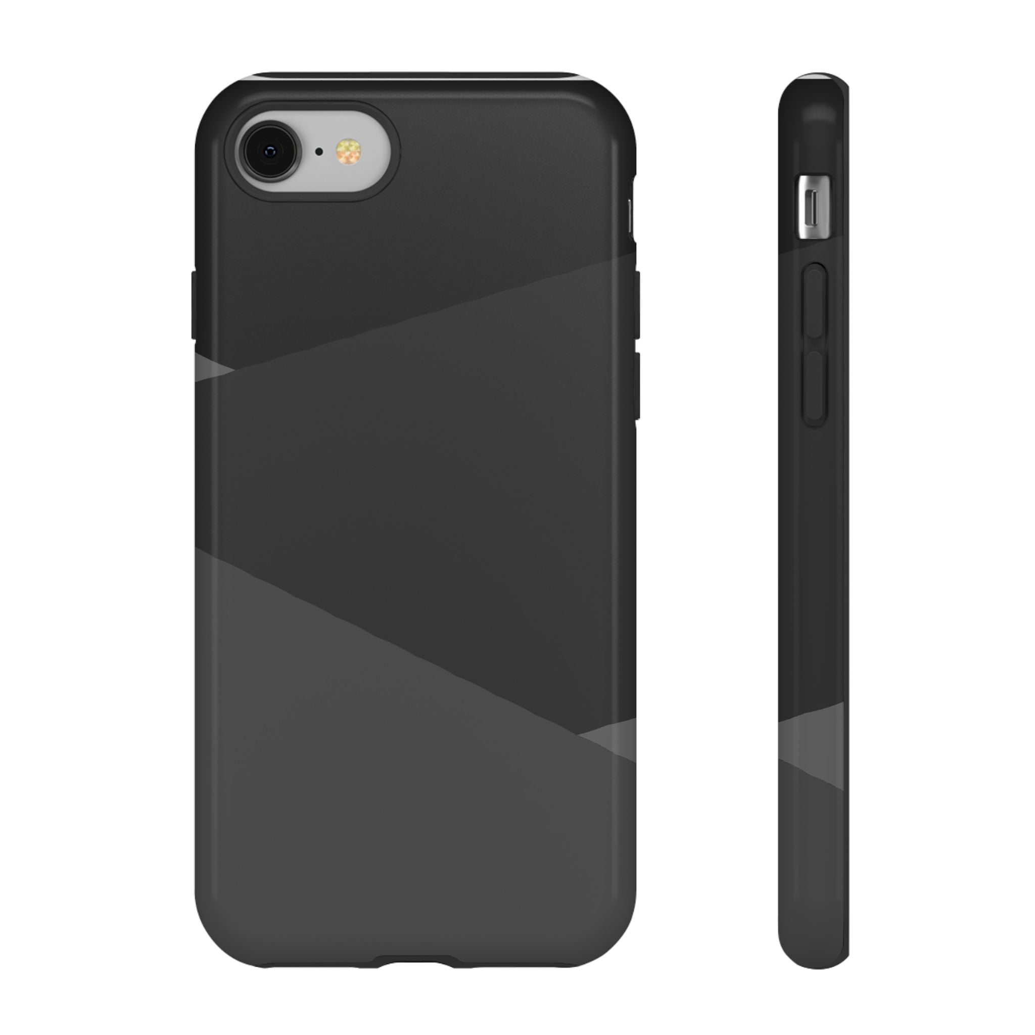 Geometric Black Diagonal Pattern Phone Case