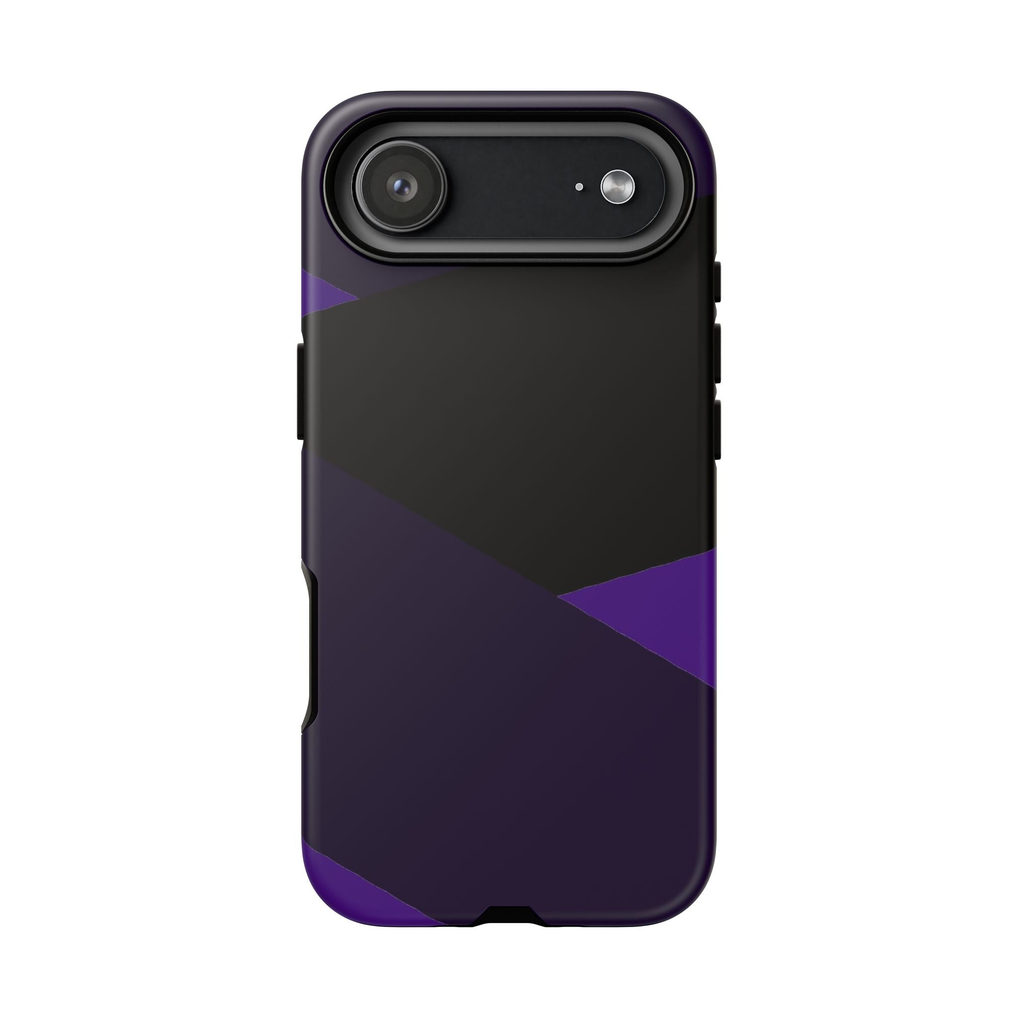 Purple Geometric Tough Phone Case — Slim Protective iPhone Cover