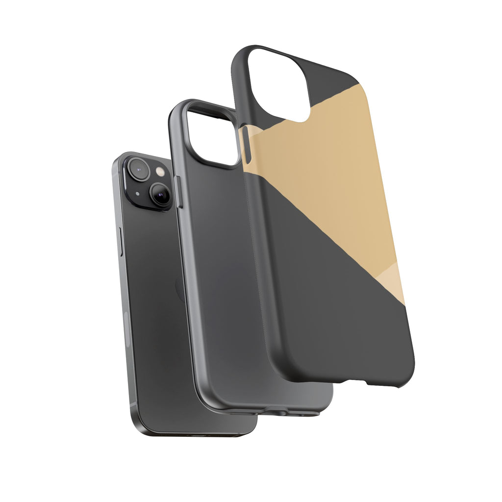 Geometric Beige Triangle Phone Case | Tough Protective Case