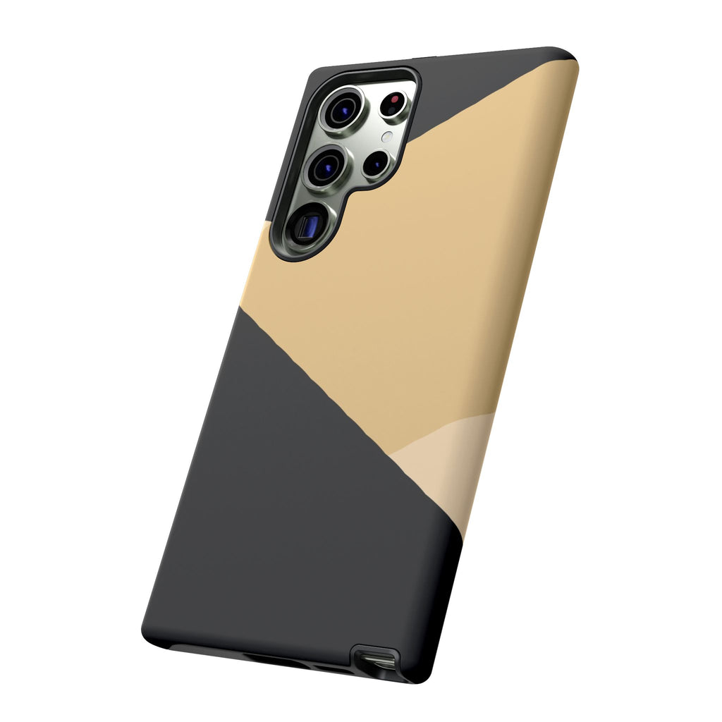 Geometric Beige Triangle Phone Case | Tough Protective Case