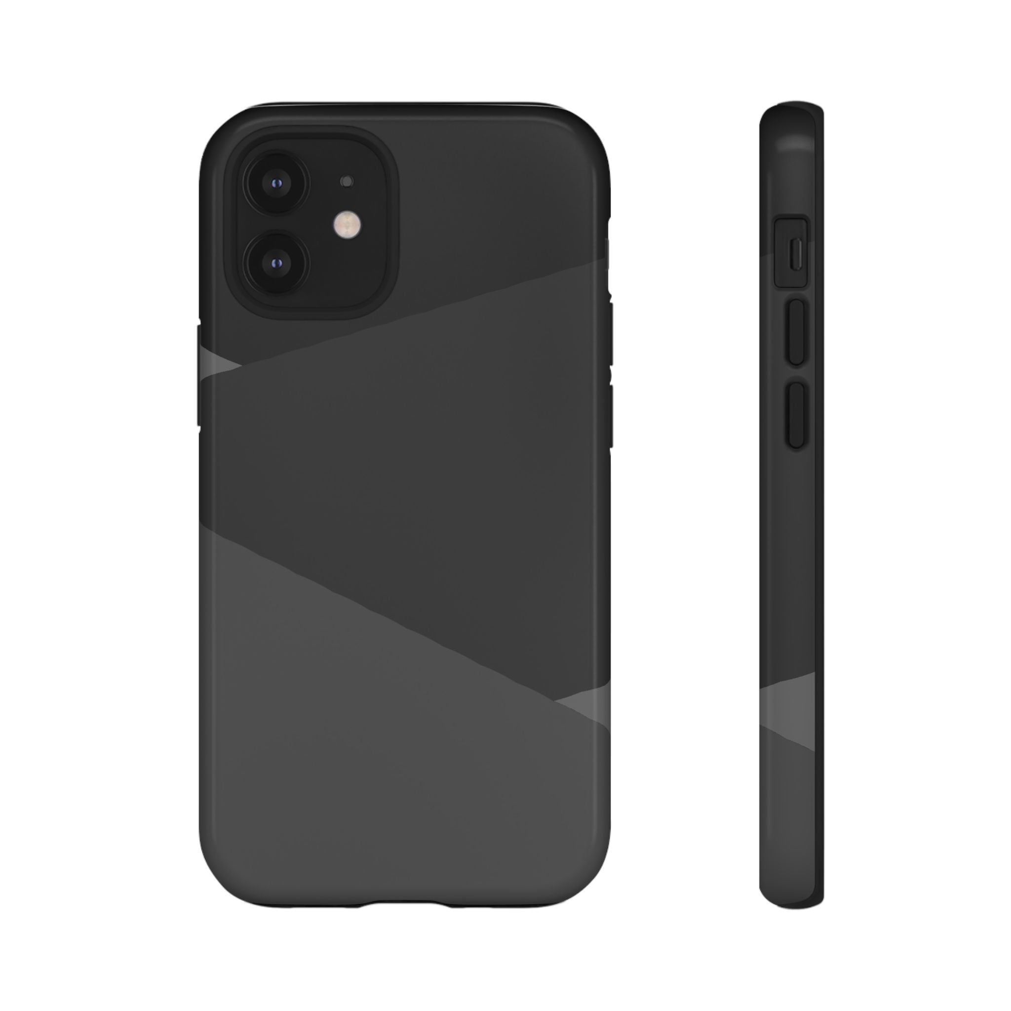 Geometric Black Diagonal Pattern Phone Case